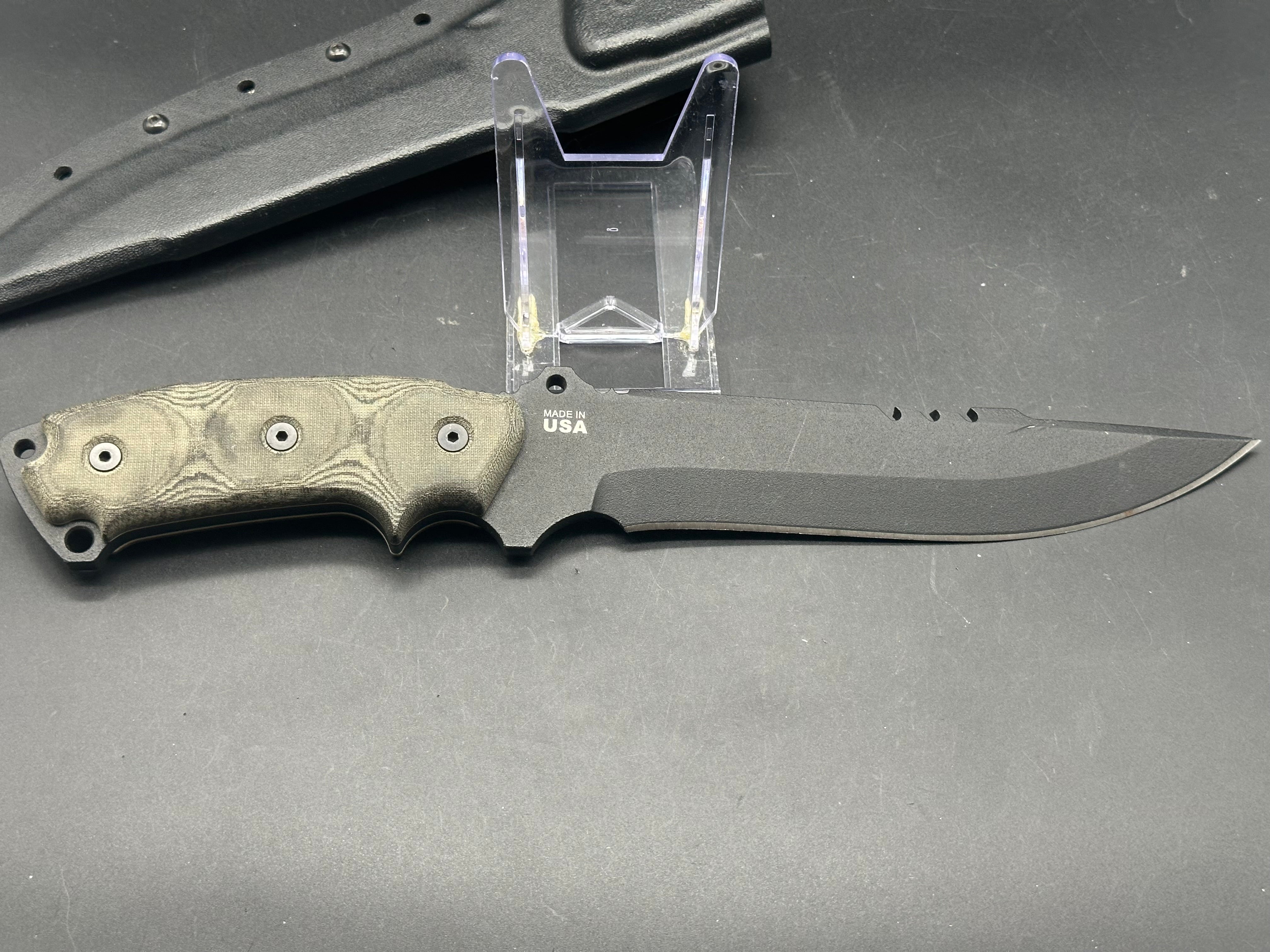 TOPS Knives Firestrike Combat Knife (7" Black)