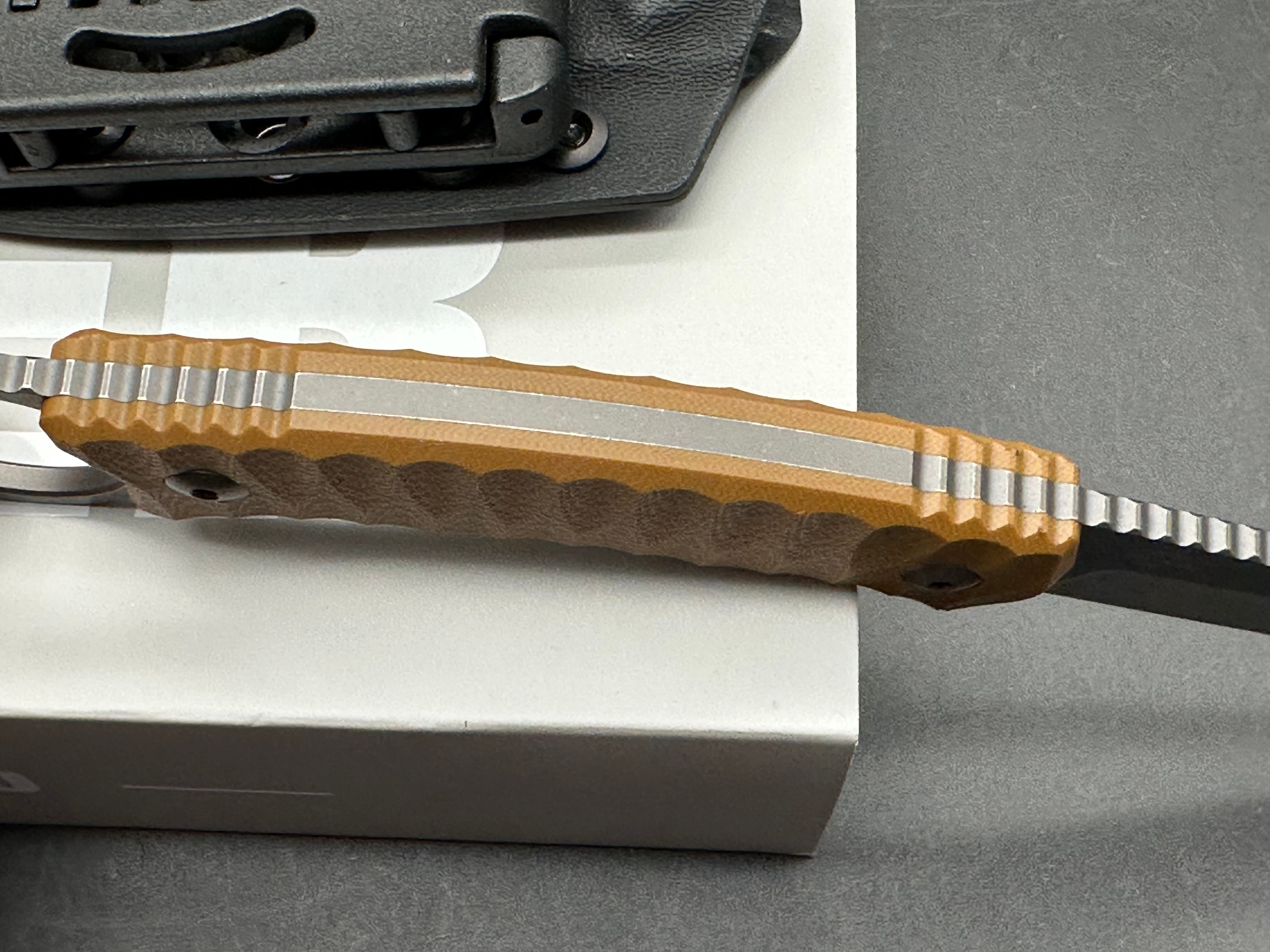 Kizer Billy Bones | Deep-Grooved G10 Handle|Lightweight Tactical | AEB-L | Fixed Blade