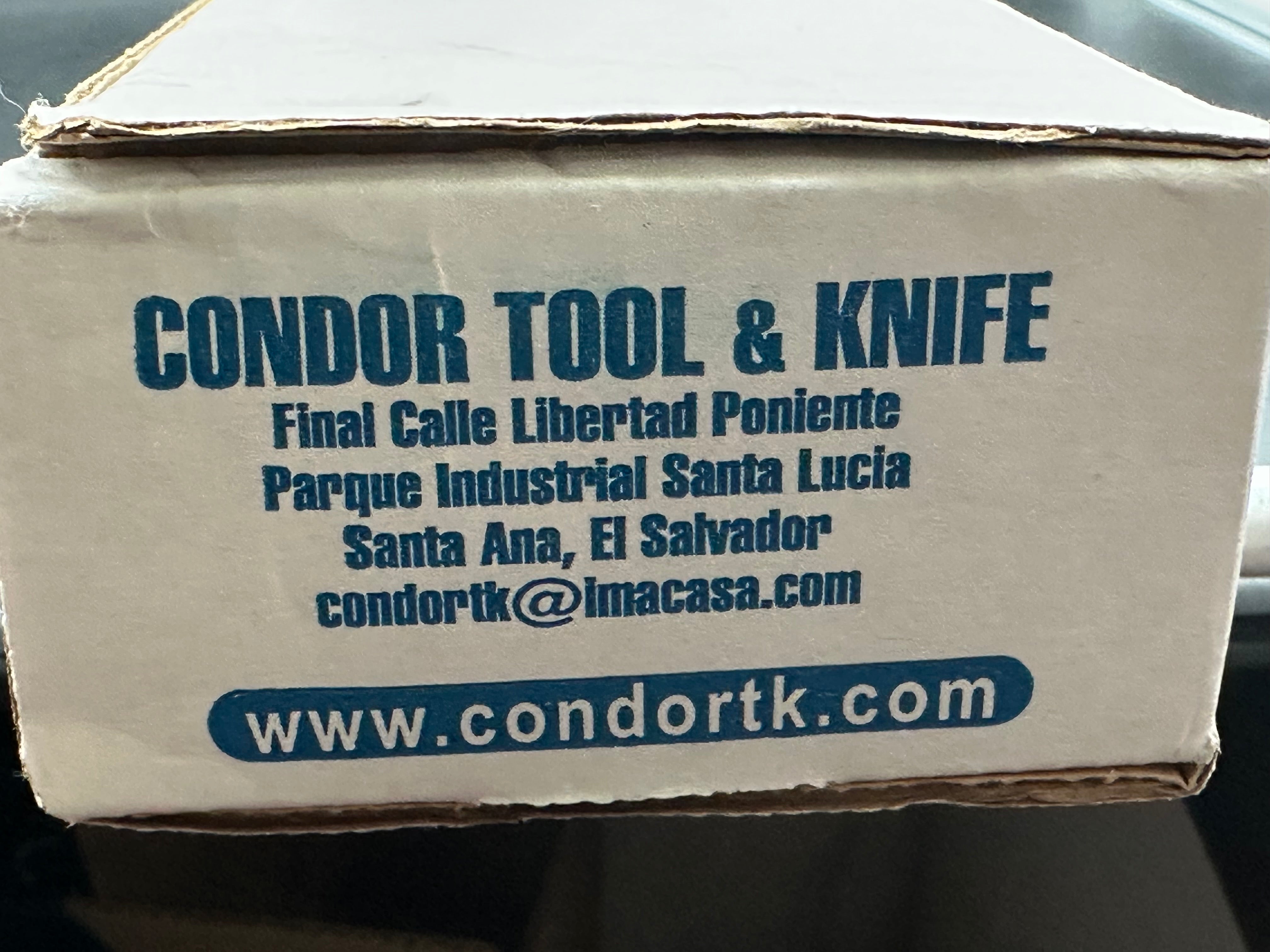 Condor - Plan A Bowie fixed blade