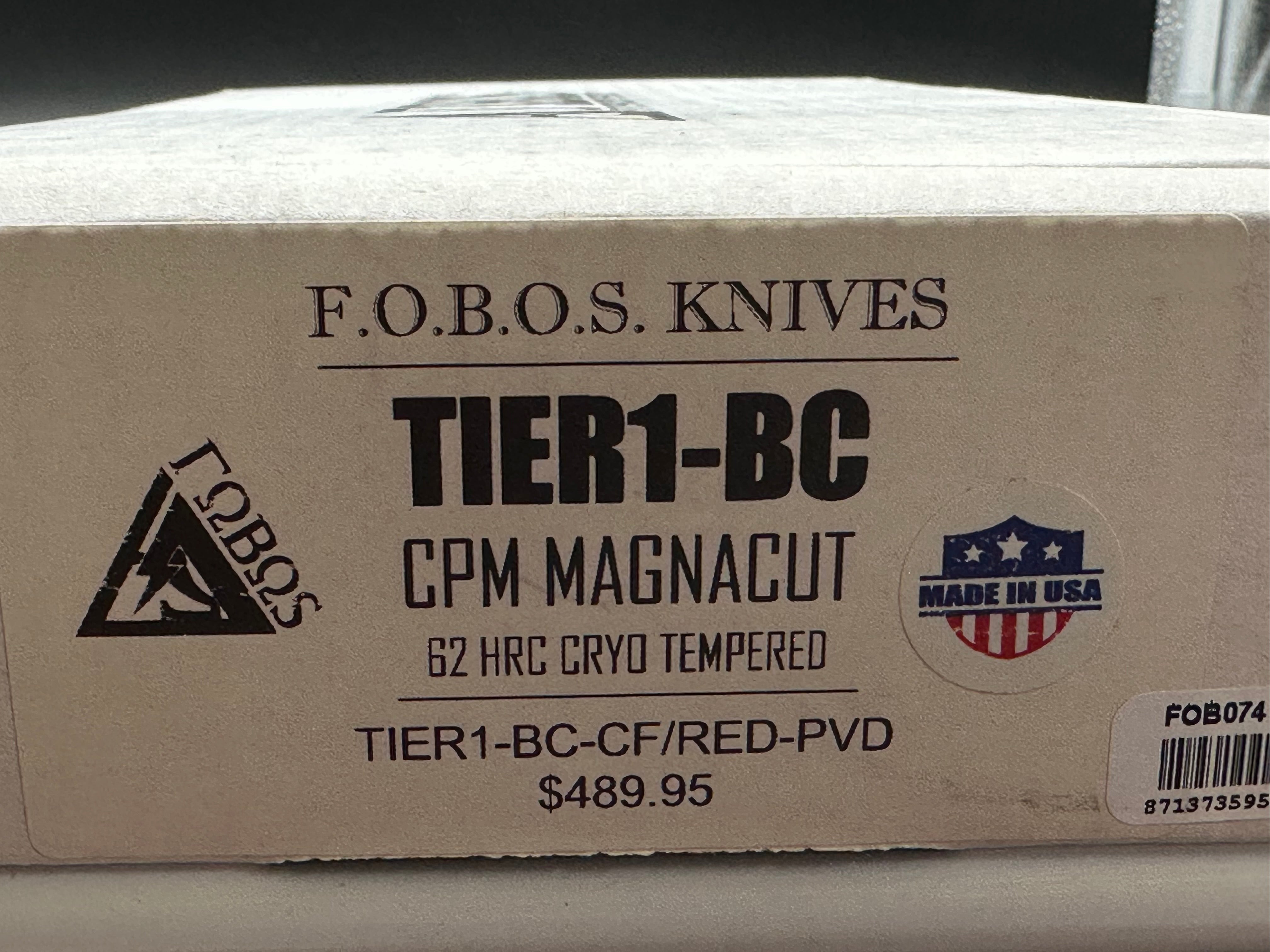 FOBOS - Tier-1 BC Fixed blade