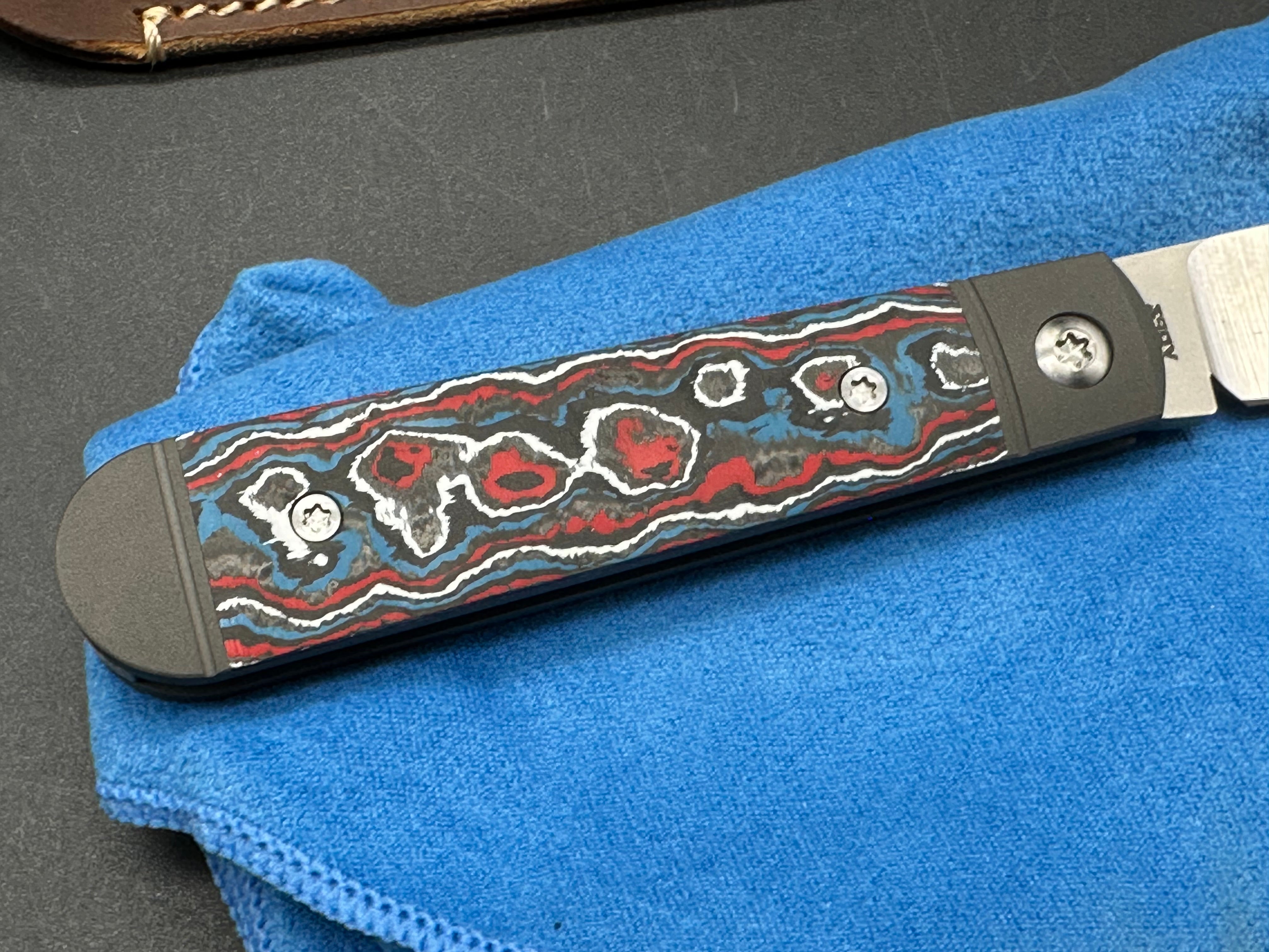 Jack Wolf Knives Little Bro Jack Fat Carbon Nebula