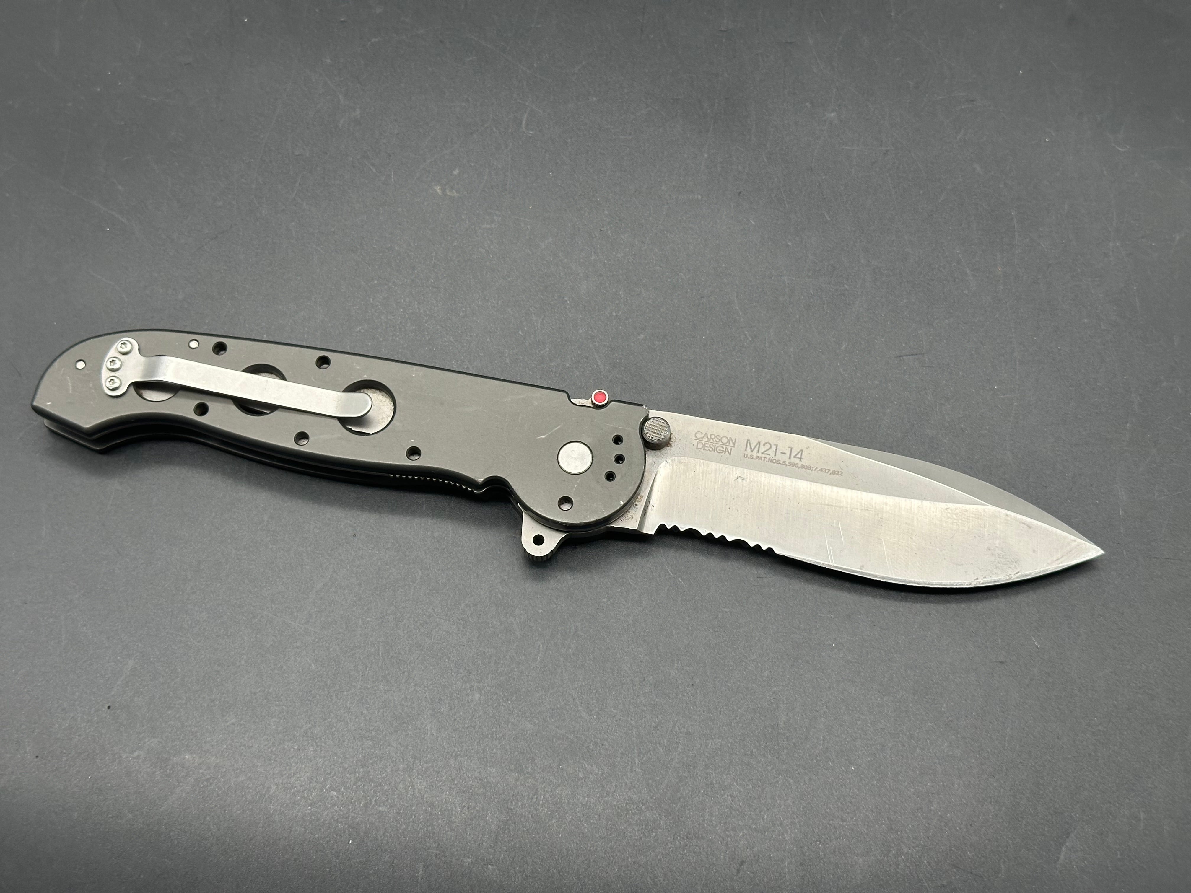 CRKT Carson M21-14 Flipper Knife Aluminum 3.875" blade