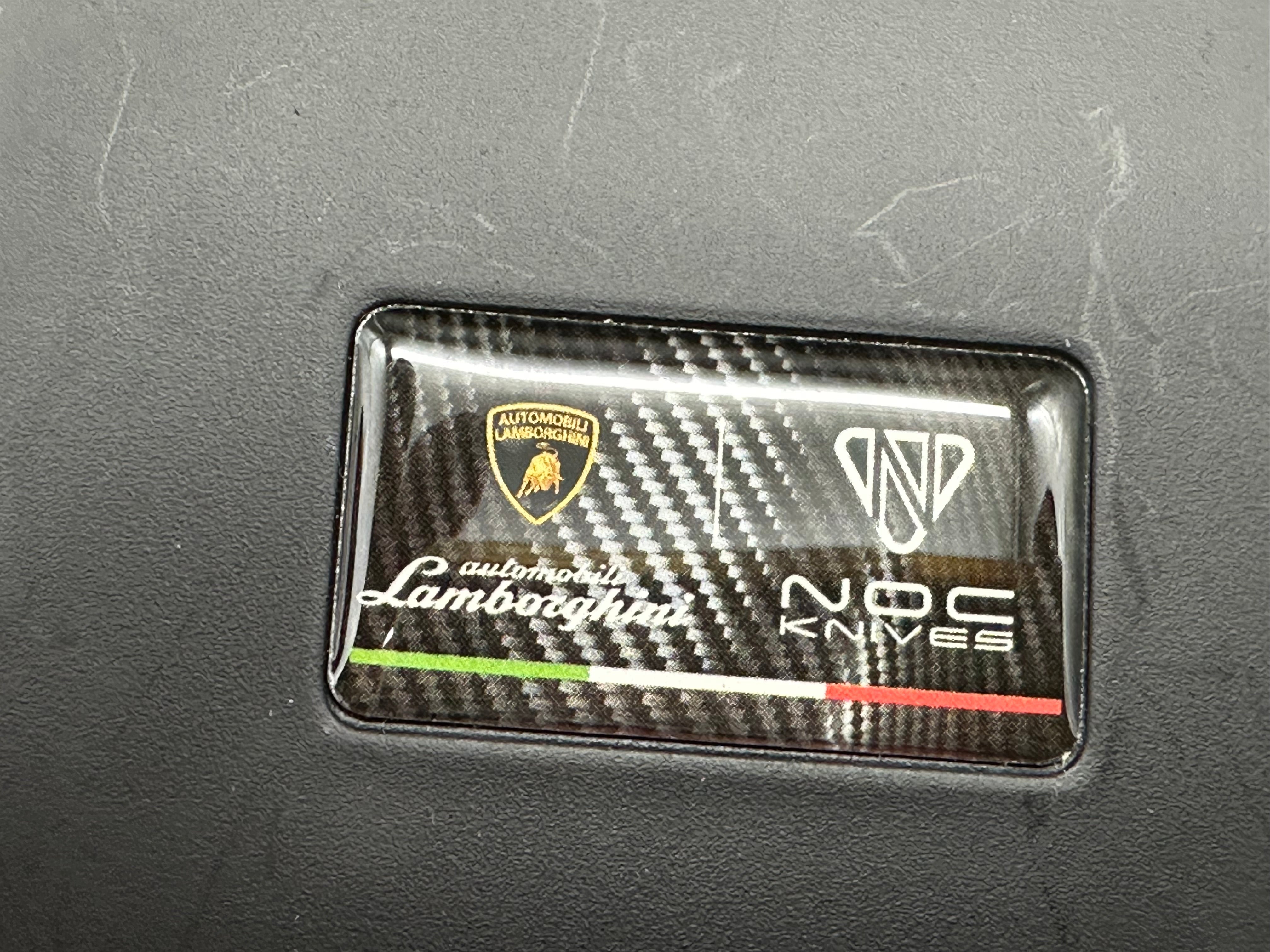NOC Knives X Lamborghini MT-63 Folding Knife – M390 / Supercar Inspired Design