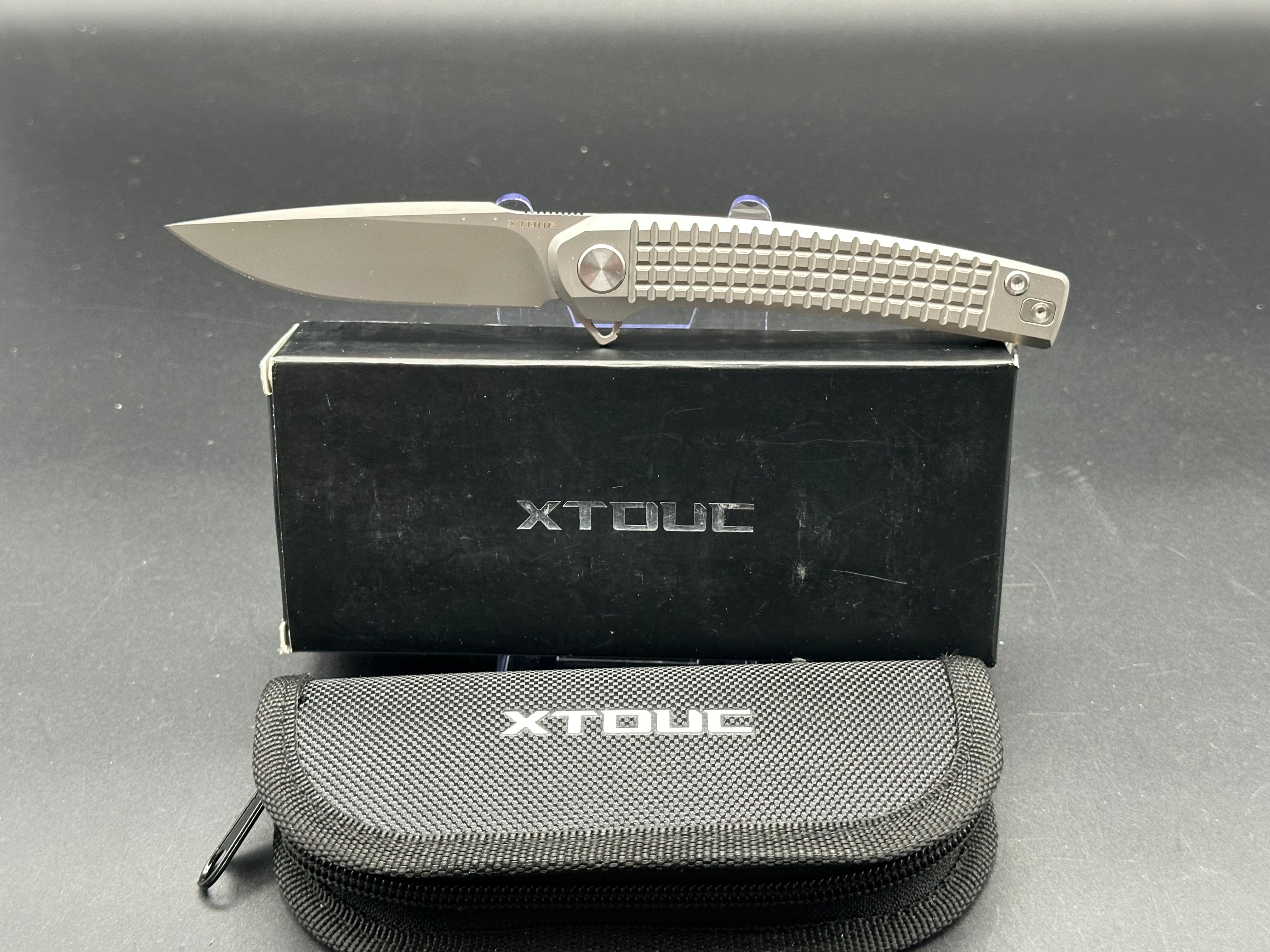 XTOUC RX302 titanium handle w/M390 blade