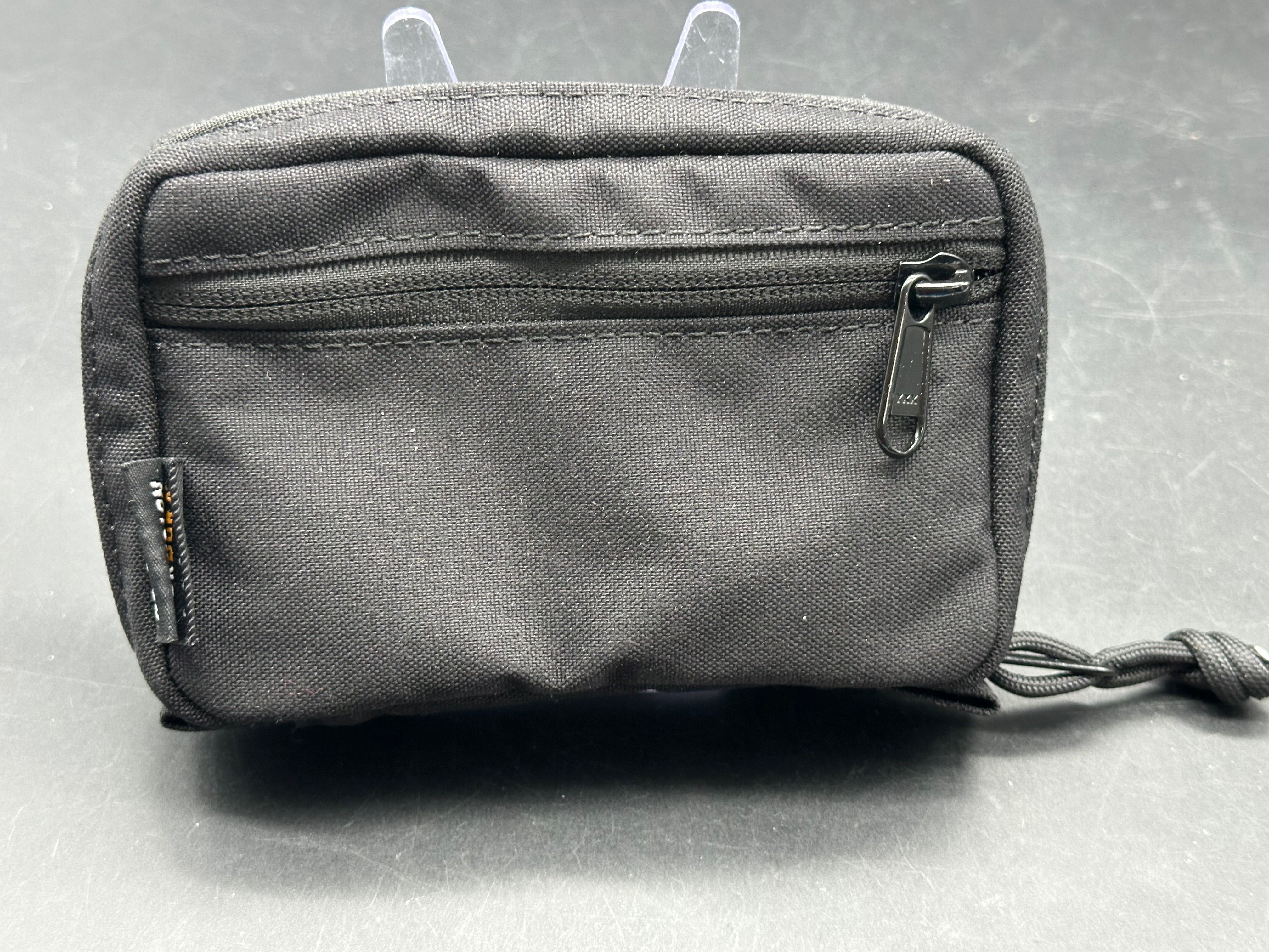 Notorious EDC "All Good Pouch" (AGP), 4" x 6" Black High Quality 500d Cordura and #5 YKK Zippers.