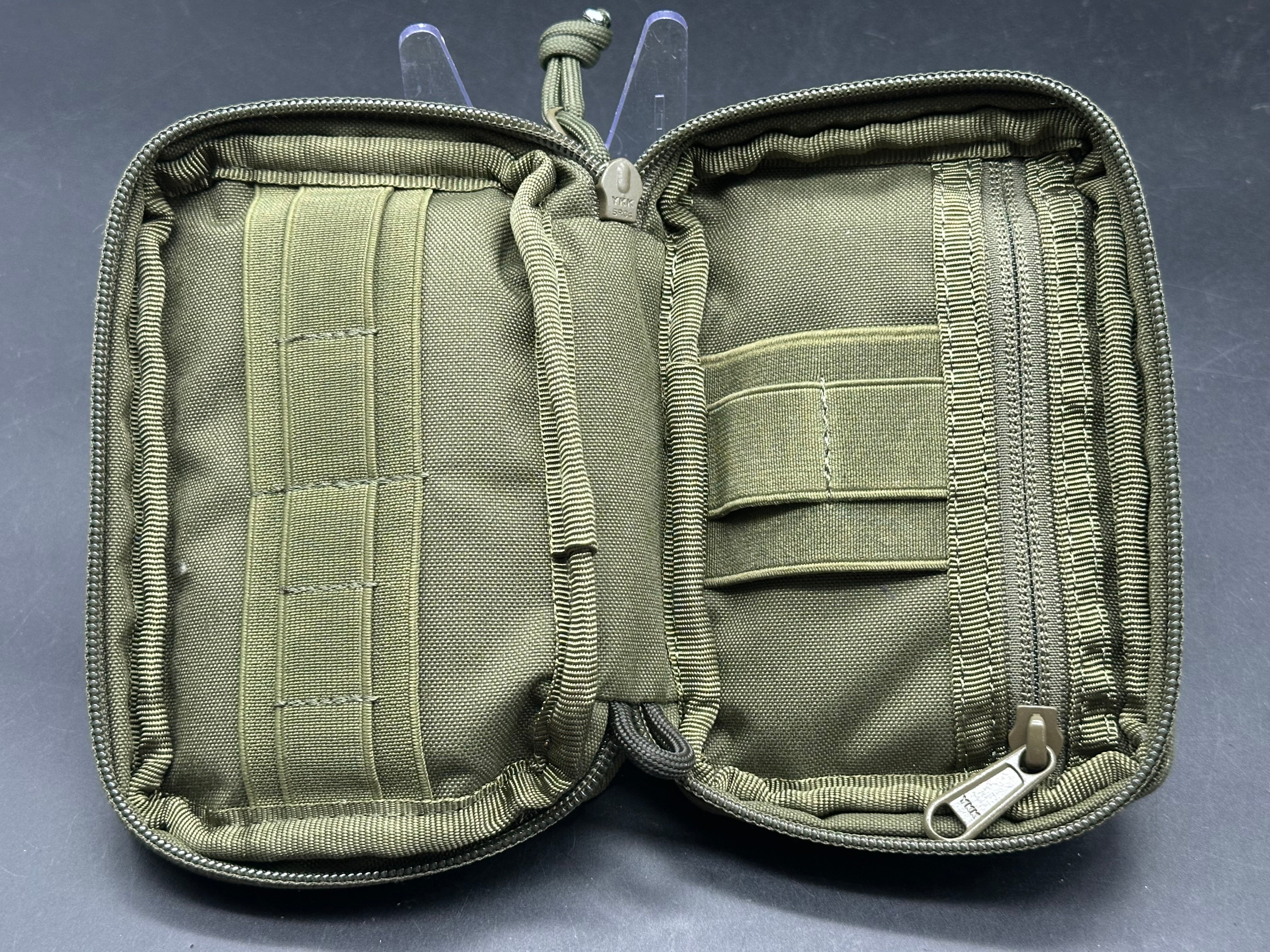 Notorious EDC "All Good Pouch" (AGP), 4" x 6" OD Green High Quality 500d Cordura and #5 YKK Zippers