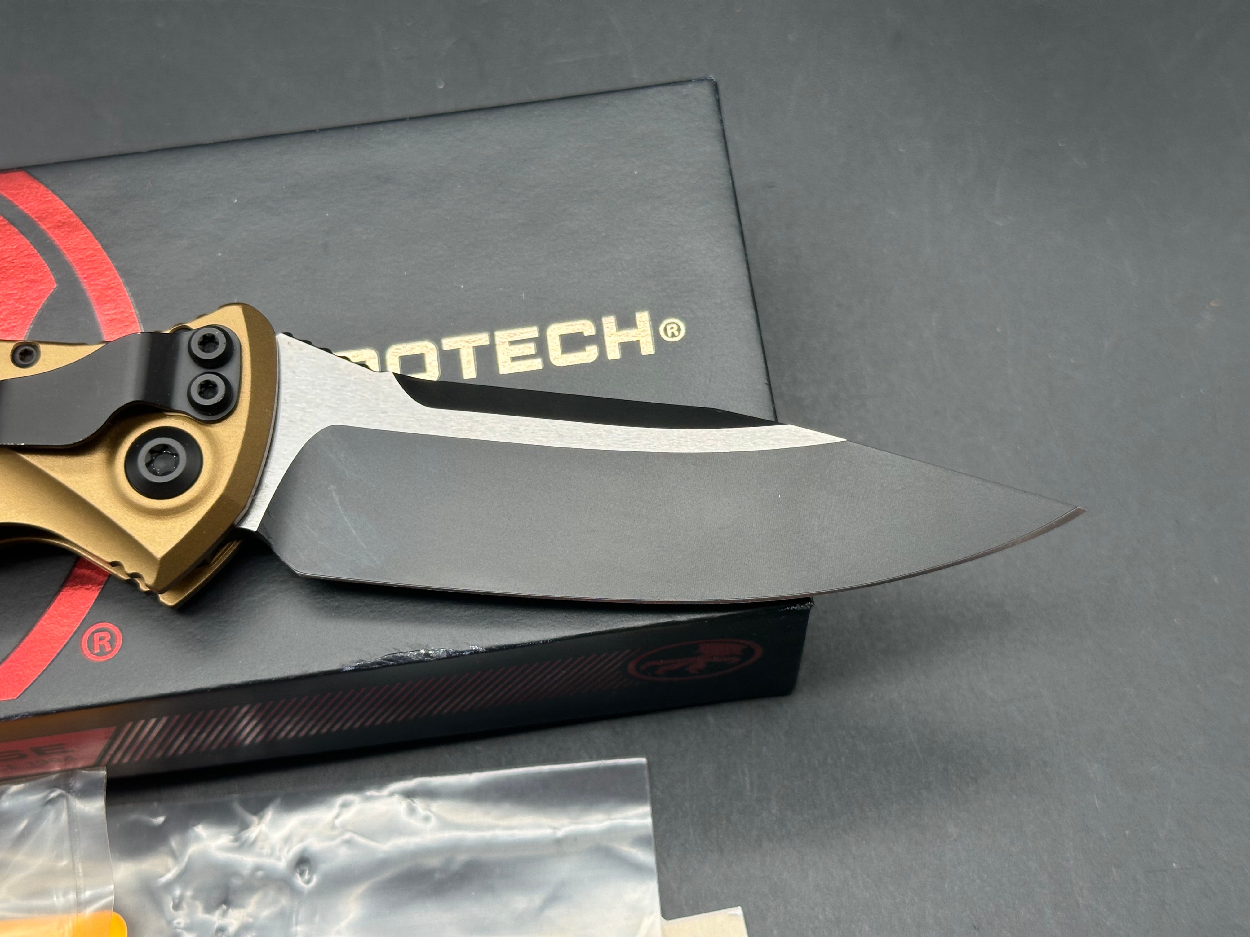 Microtech Socom Elite Automatic Knife Tan Aluminum