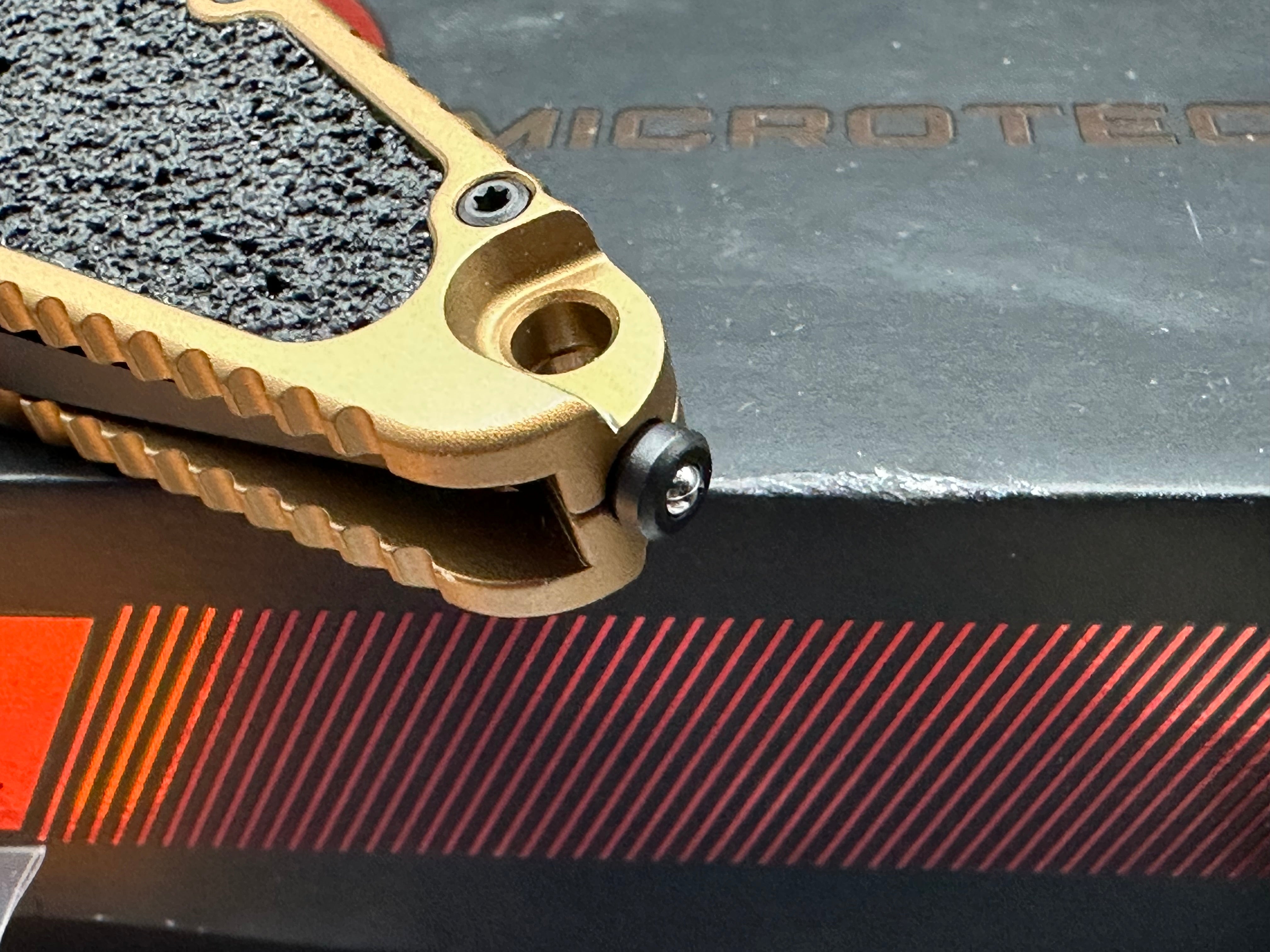 Microtech Socom Elite Automatic Knife Tan Aluminum