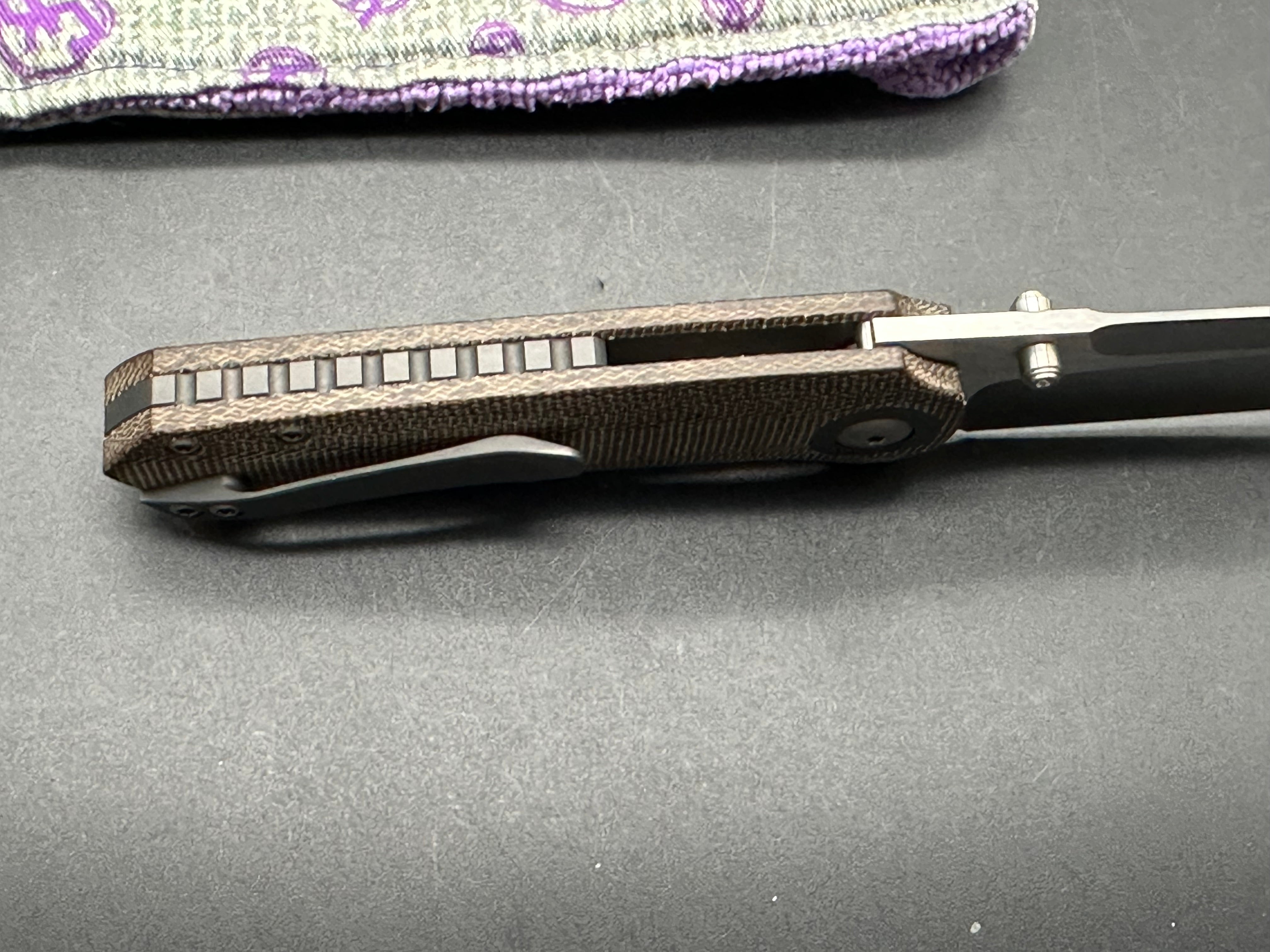 CK Maverick green micarta