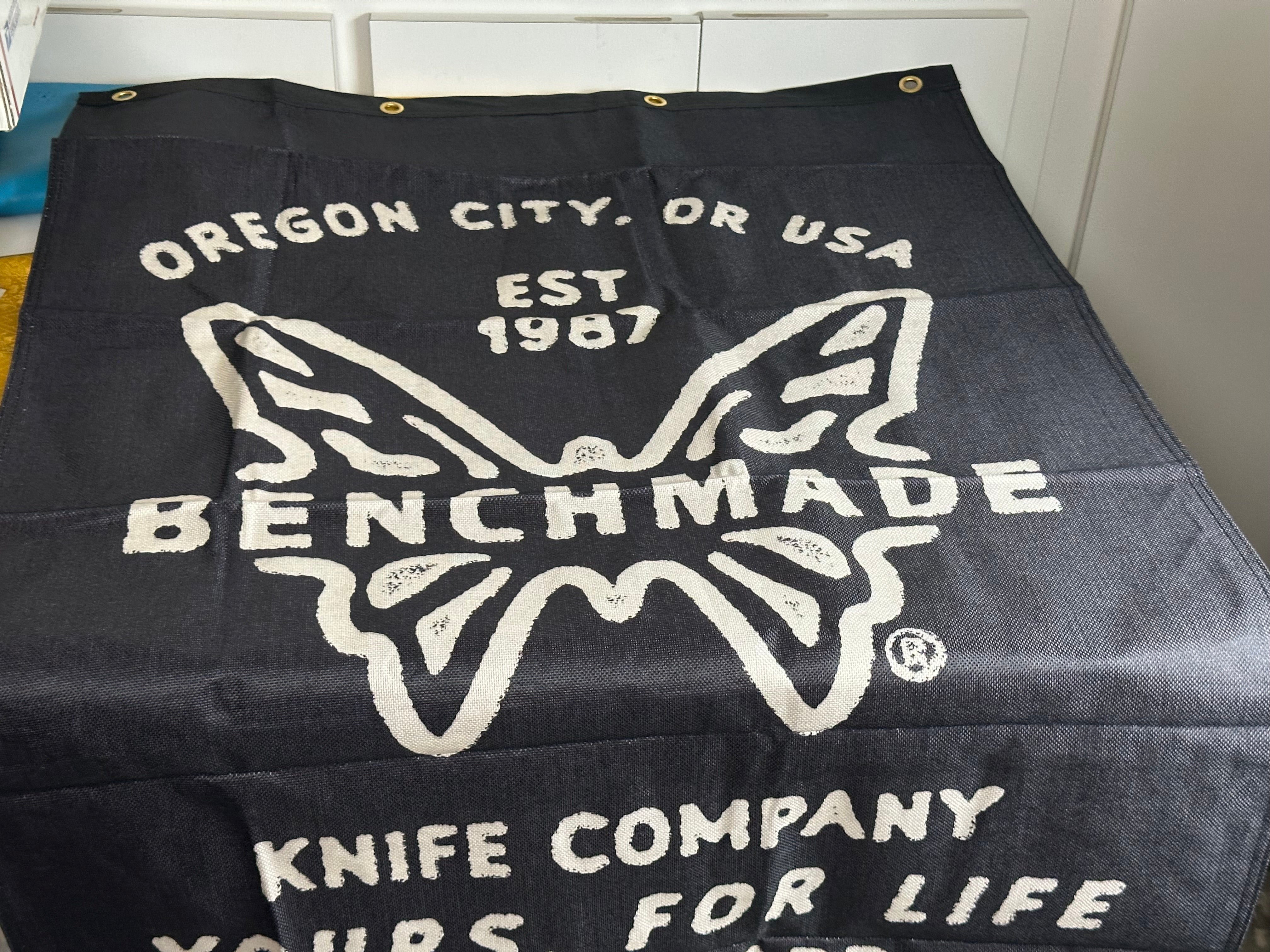 Benchmade "Yours For Life" Garage Banner