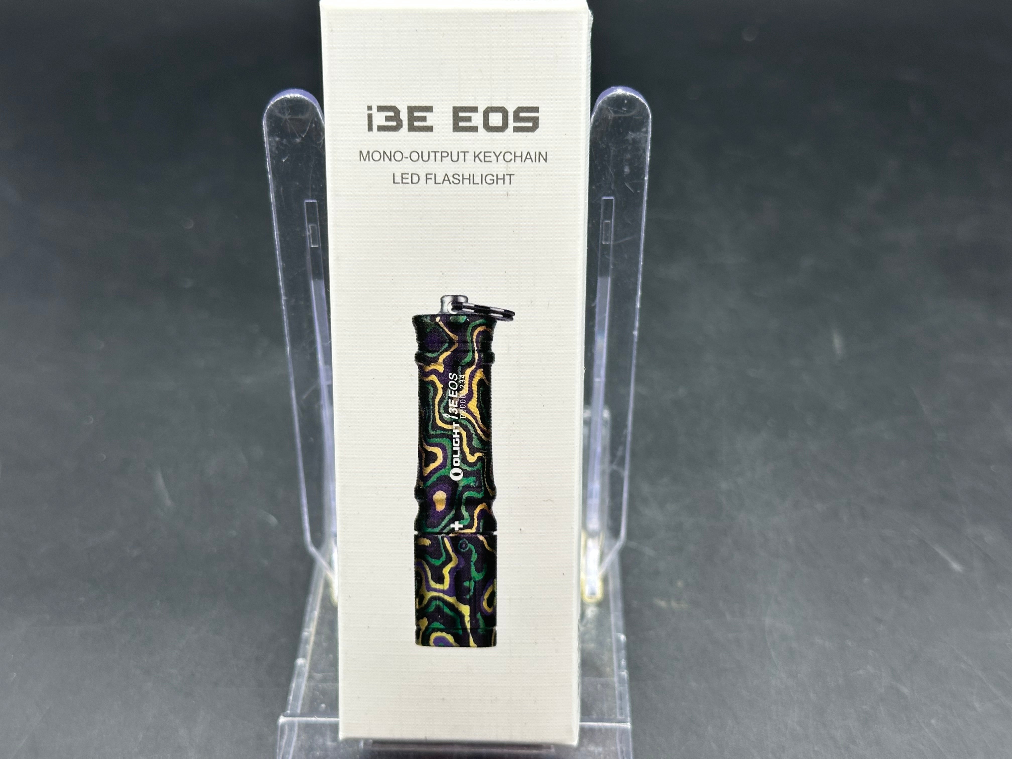 Olight I3eos Mardi Gras WhatNot exclusive unopened in box
