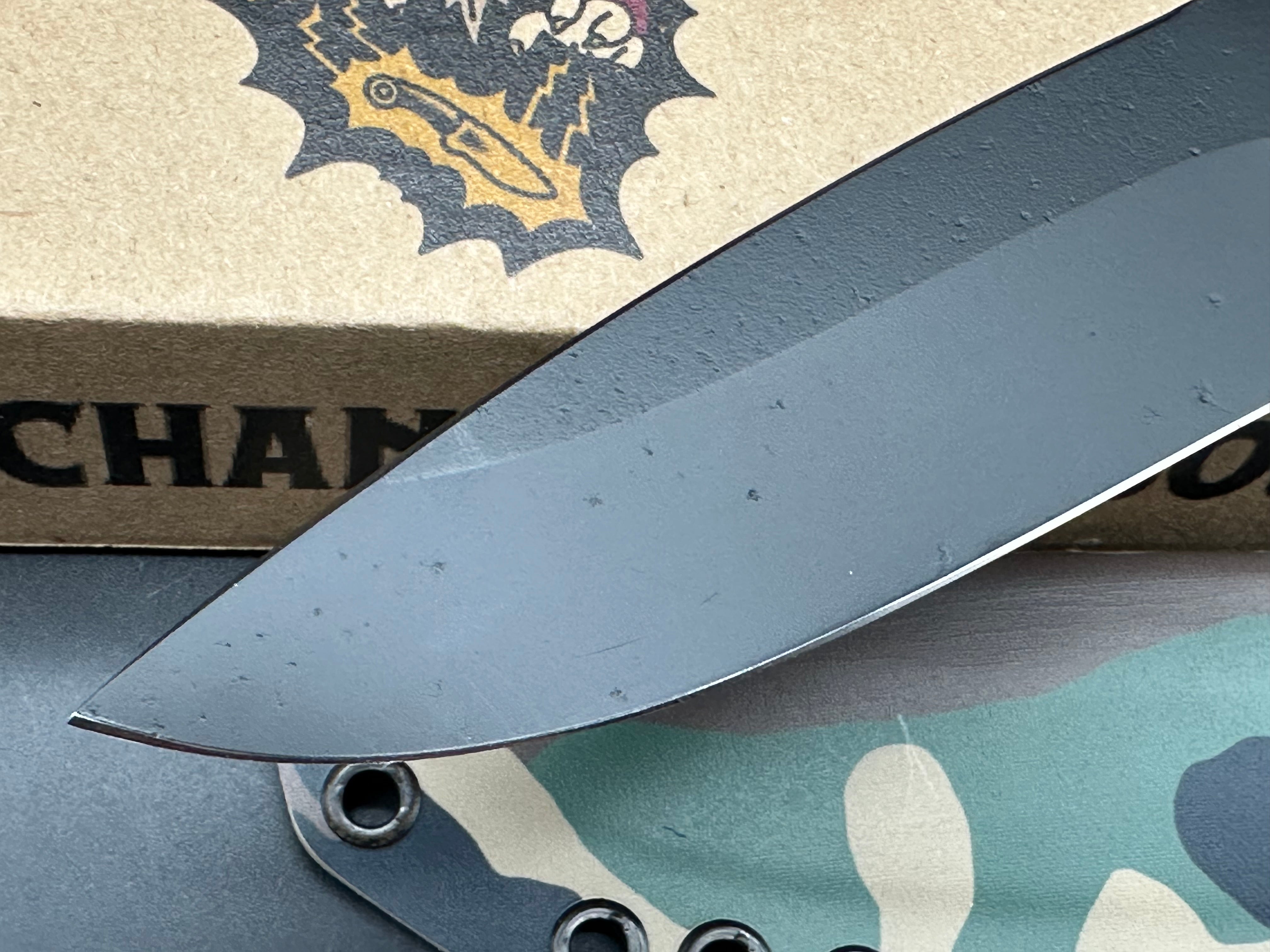 Wizard Forge - Blue Monster Gremlin fixed blade