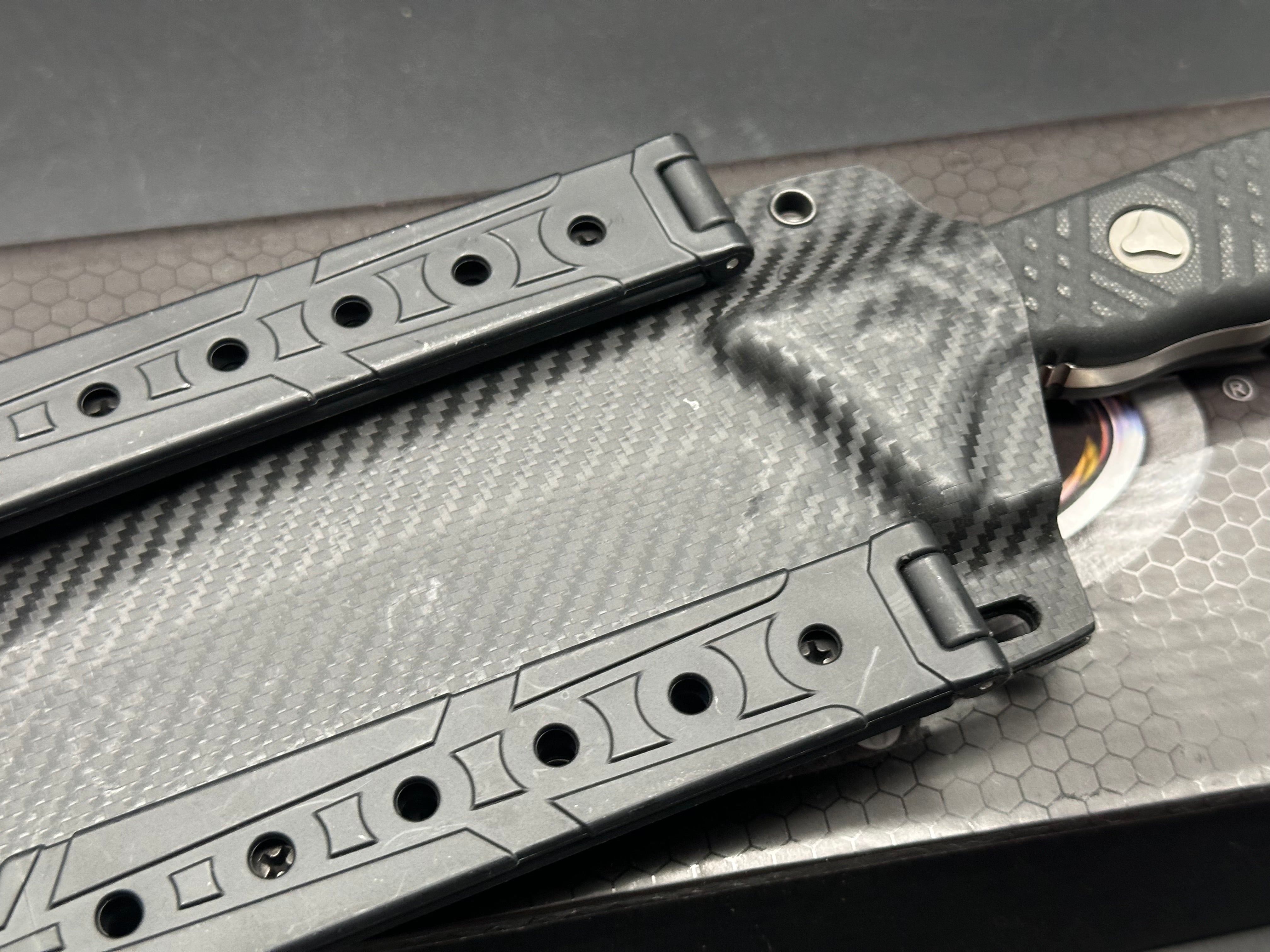 Microtech Arbiter Fixed Blade Knife Black G-10 (8.75" SW)