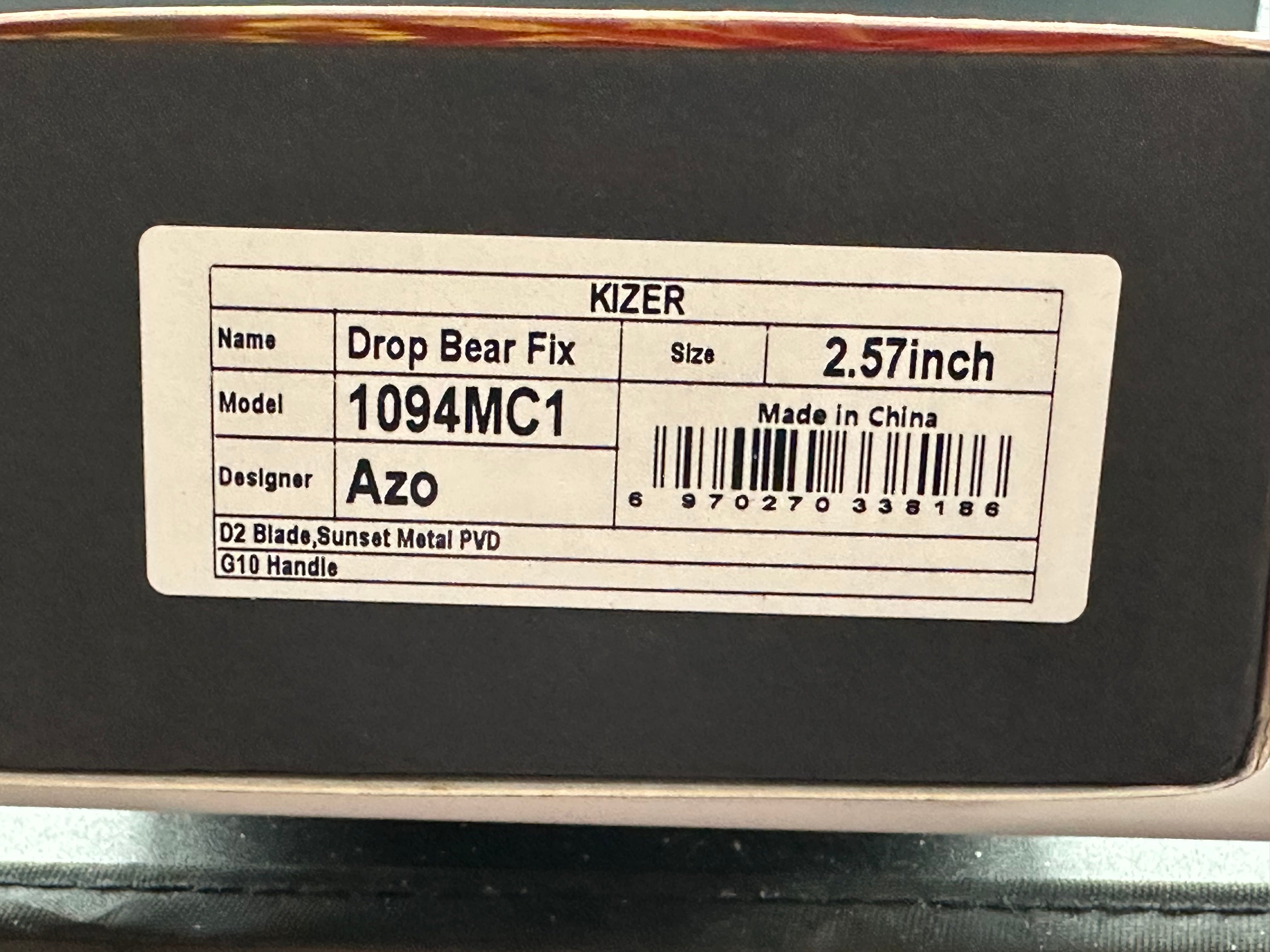 Kizer Merry Christmas Edition small fixed blade
