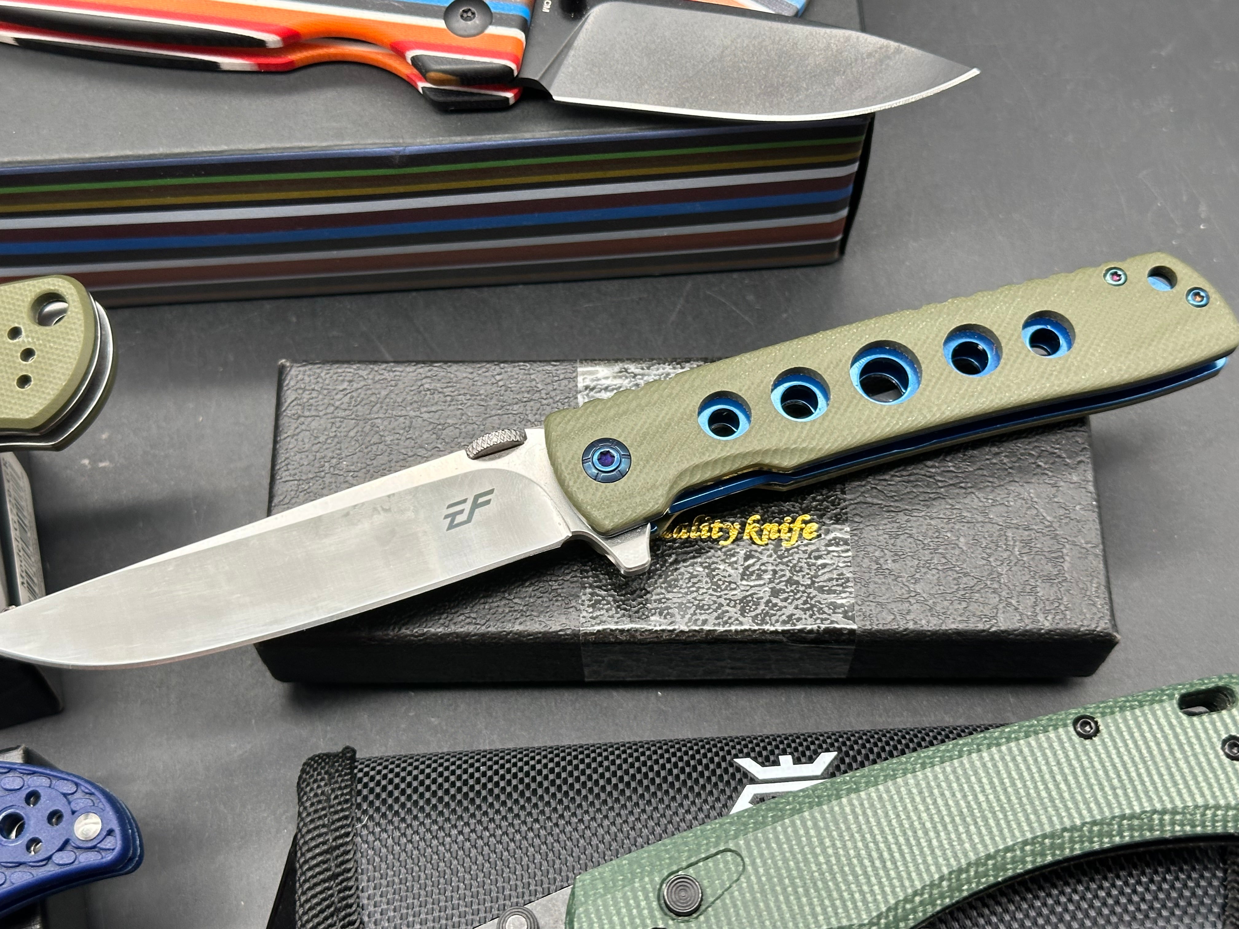 6 knife bundle / Kizer/Rosecraft/Xtouc/Eafengrow/Ganzo/Byrd