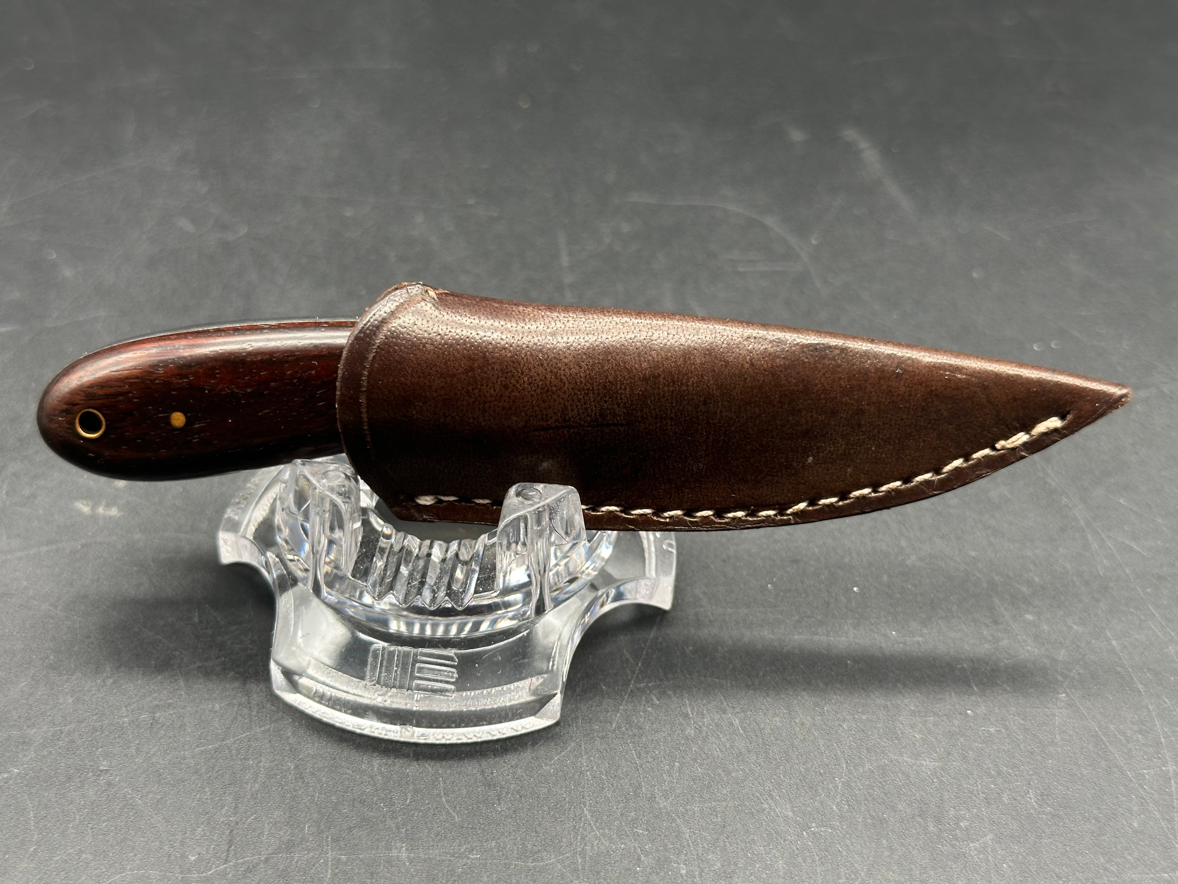 Younique Design Small Paring Knife w/Wootz Steel blade