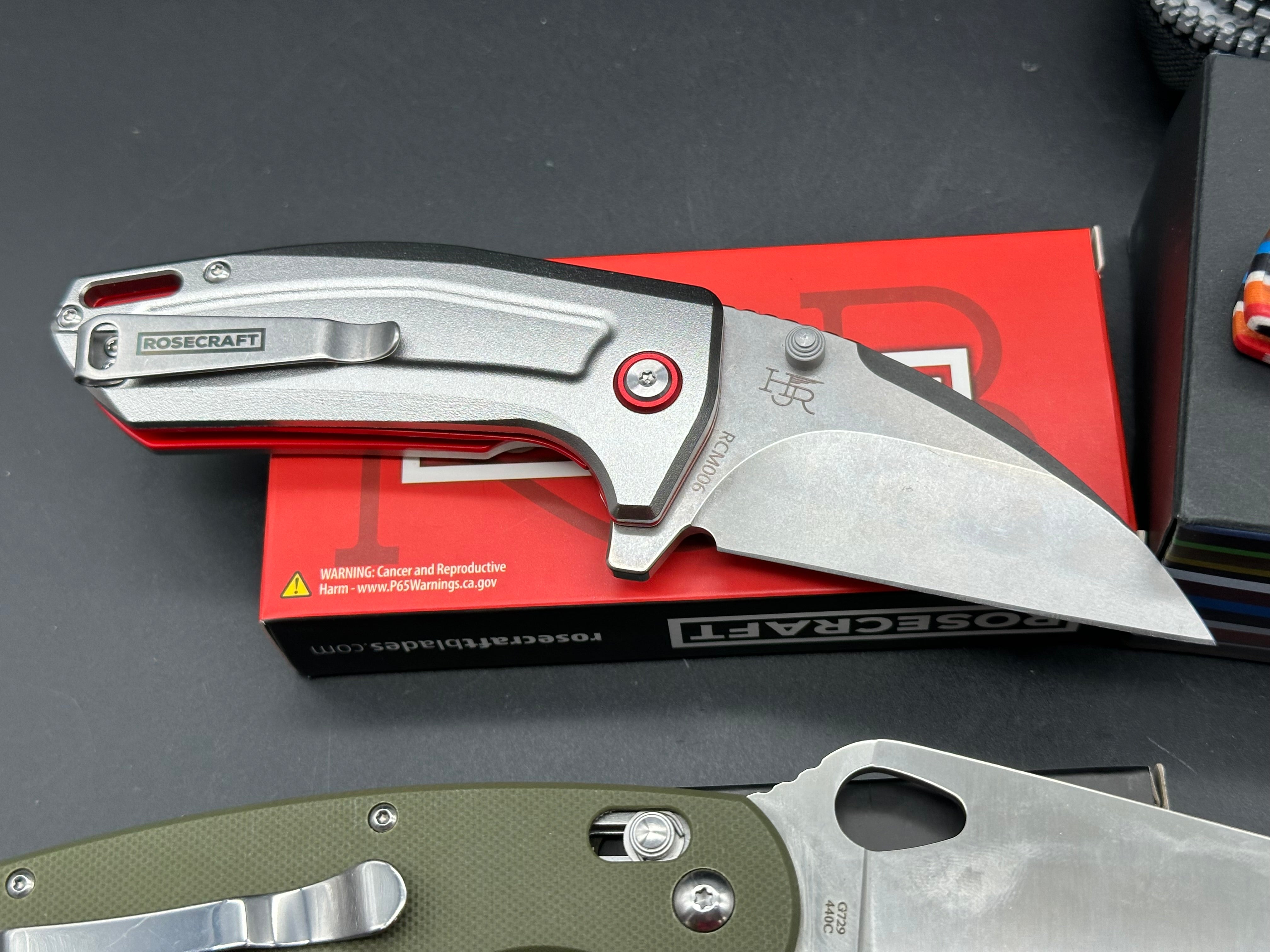 6 knife bundle / Kizer/Rosecraft/Xtouc/Eafengrow/Ganzo/Byrd