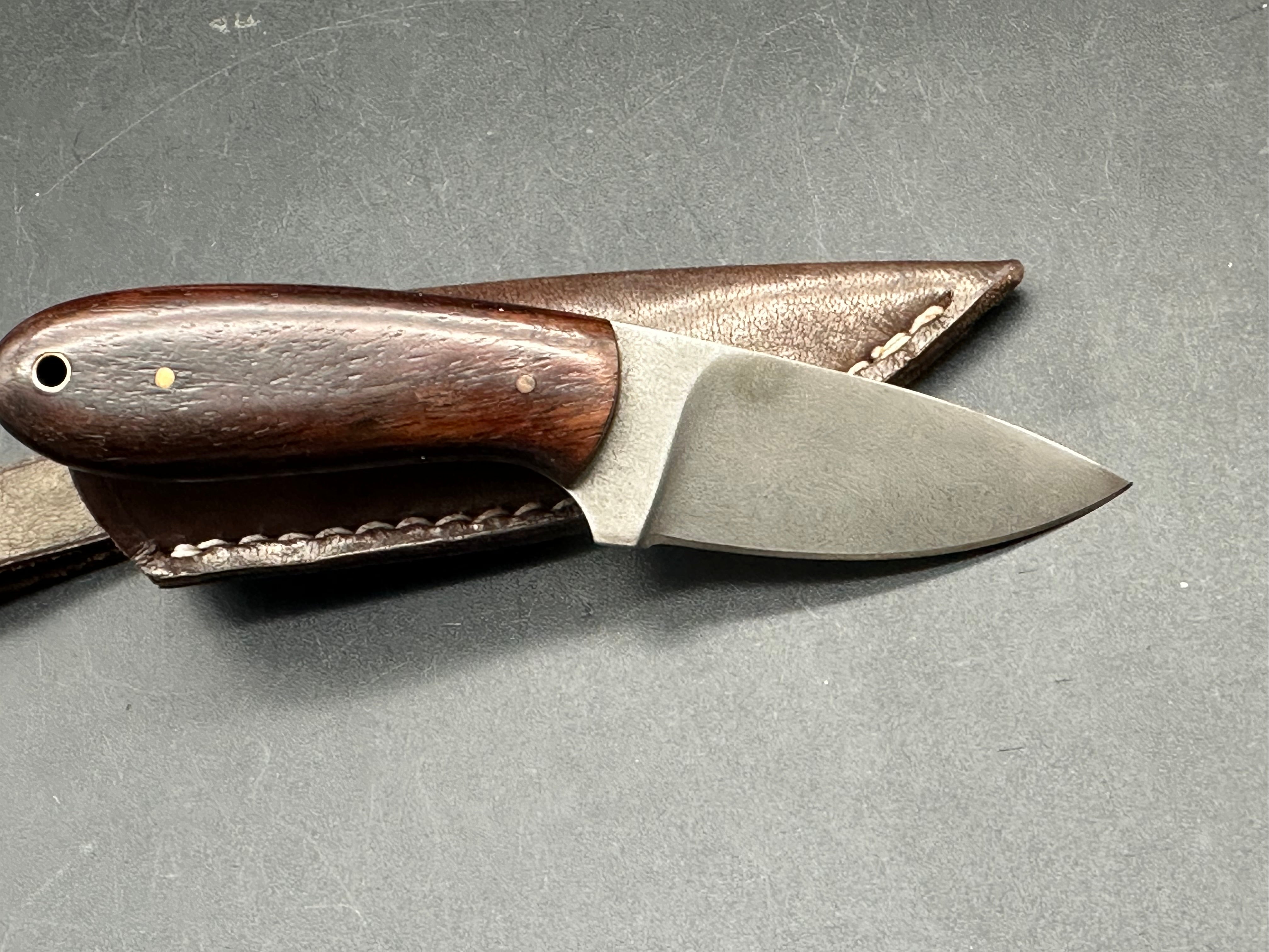 Younique Design Small Paring Knife w/Wootz Steel blade