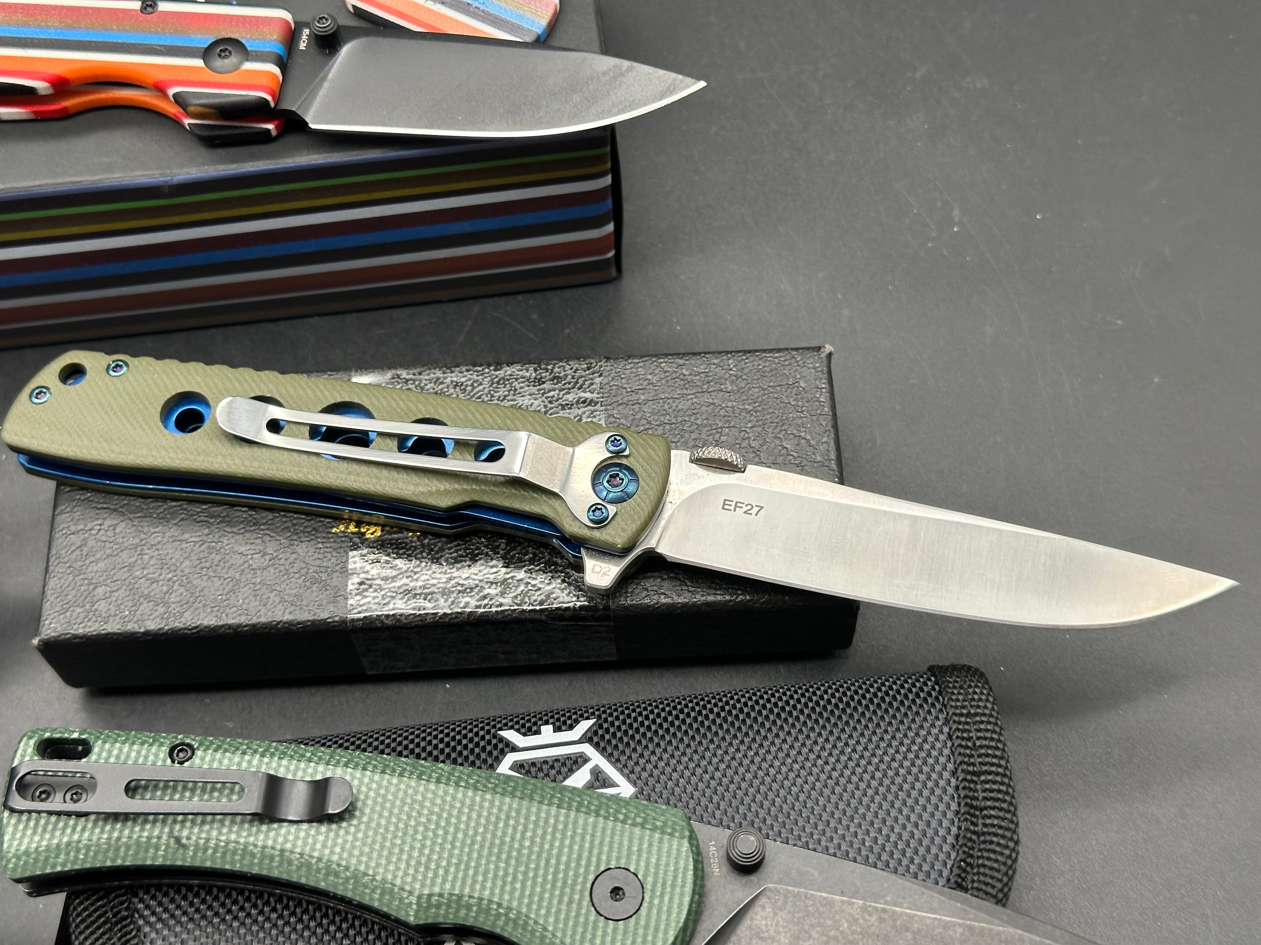 6 knife bundle / Kizer/Rosecraft/Xtouc/Eafengrow/Ganzo/Byrd