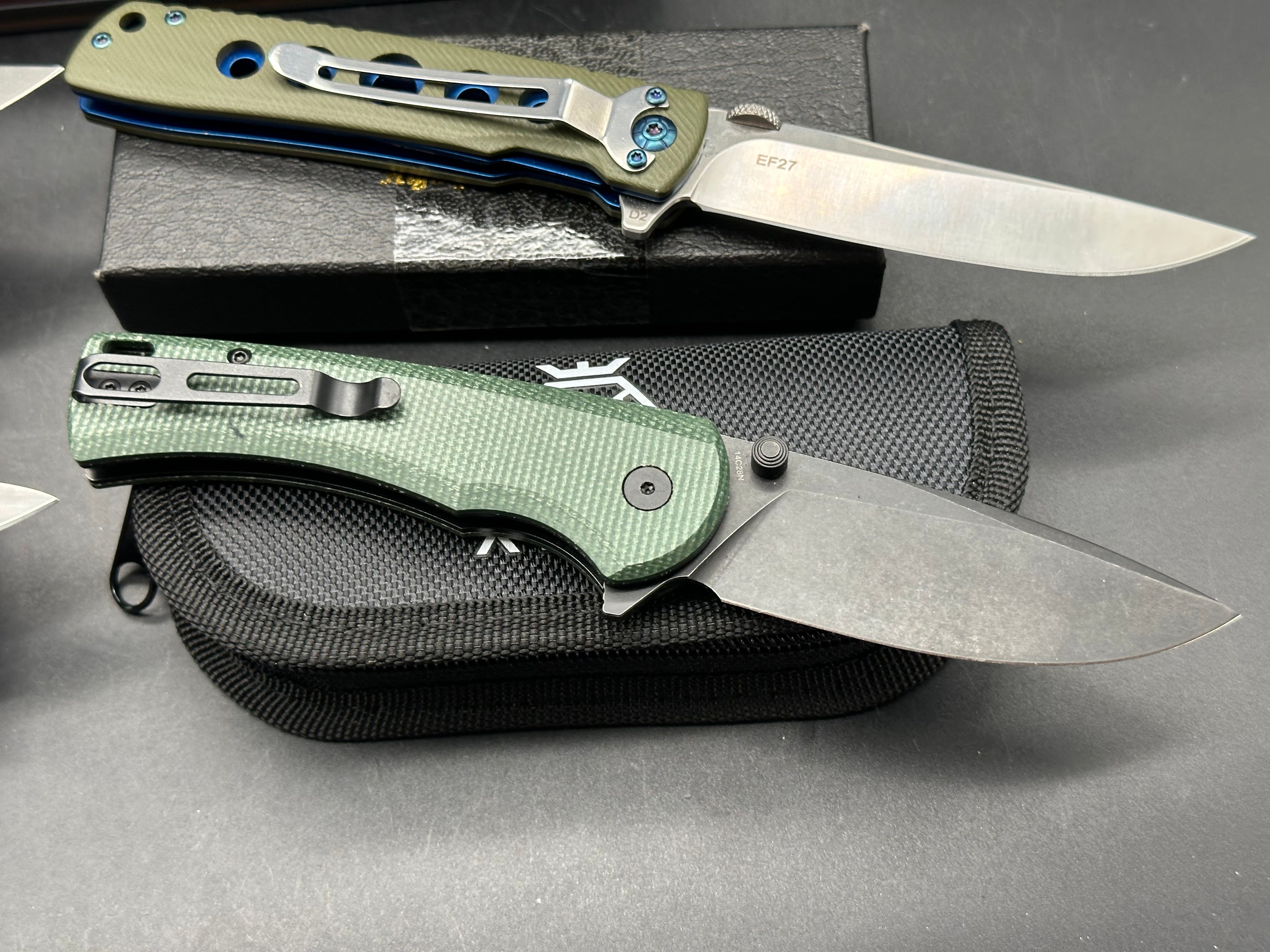 6 knife bundle / Kizer/Rosecraft/Xtouc/Eafengrow/Ganzo/Byrd