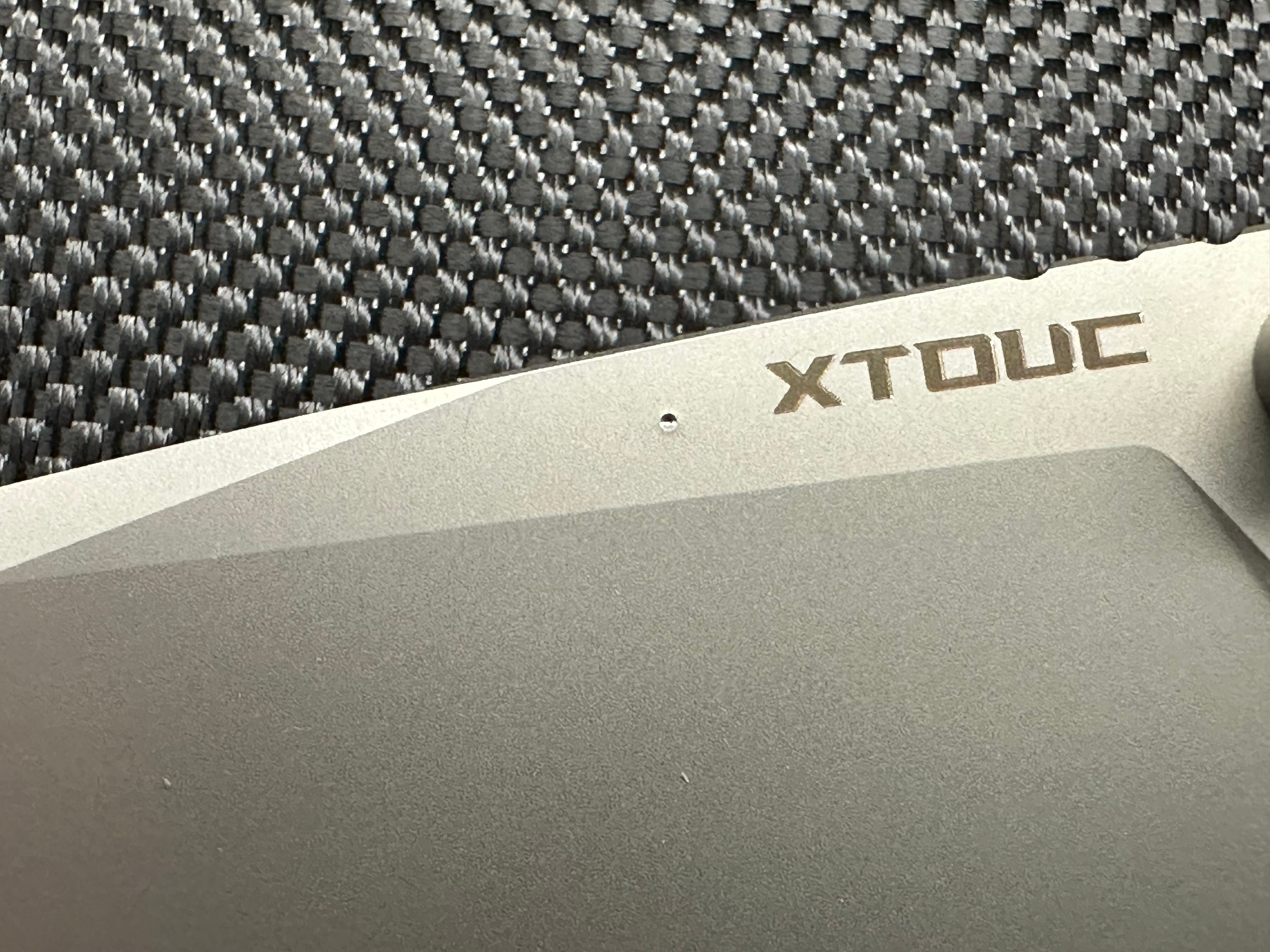 XTOUC Folding Knife EDC Pocket Knife: Button Lock 14C28N Blade Lightweight G10 Handle