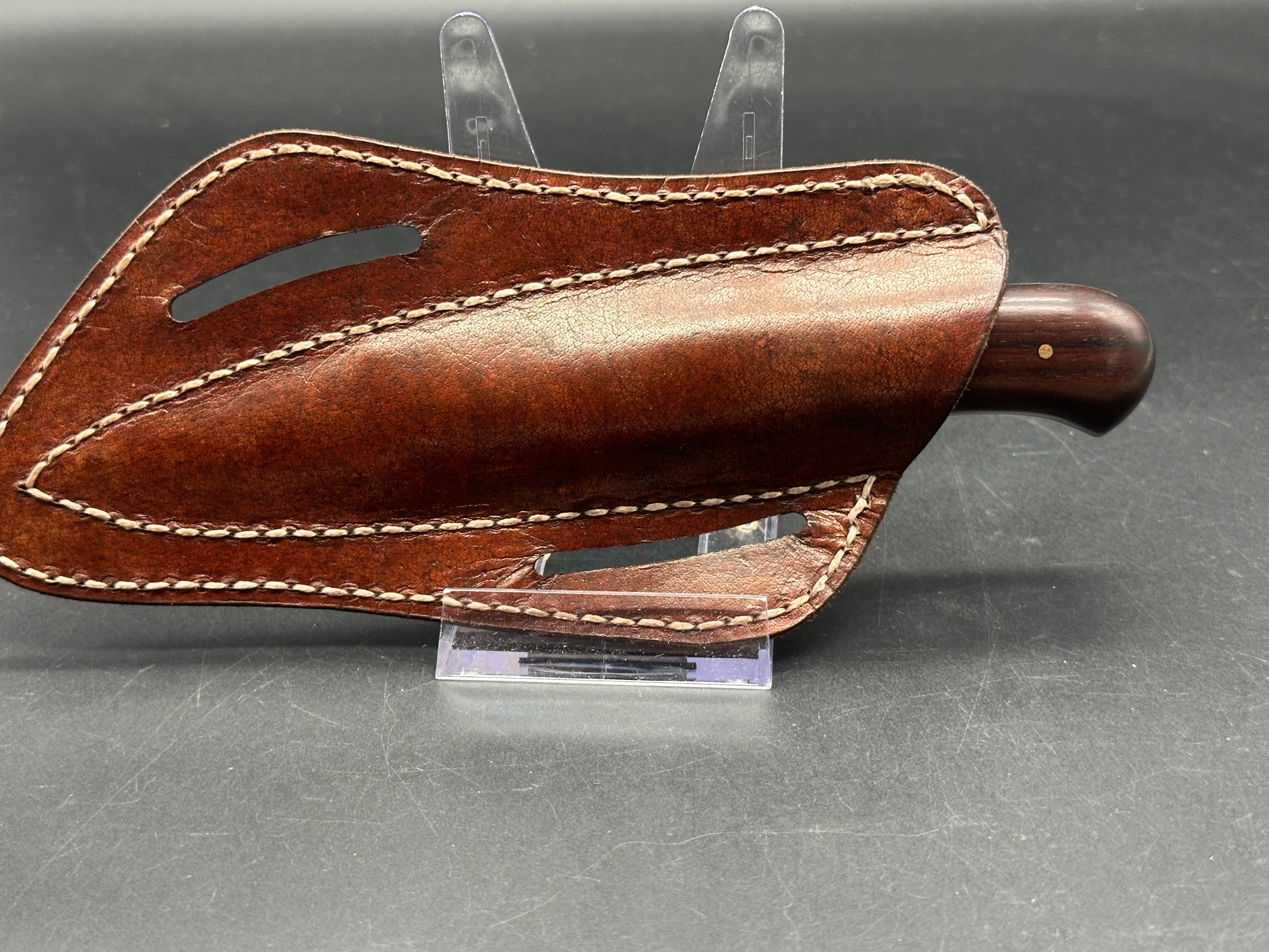 Younique Design “the Hex Mage” rosewood handle w/Wootz steel blade