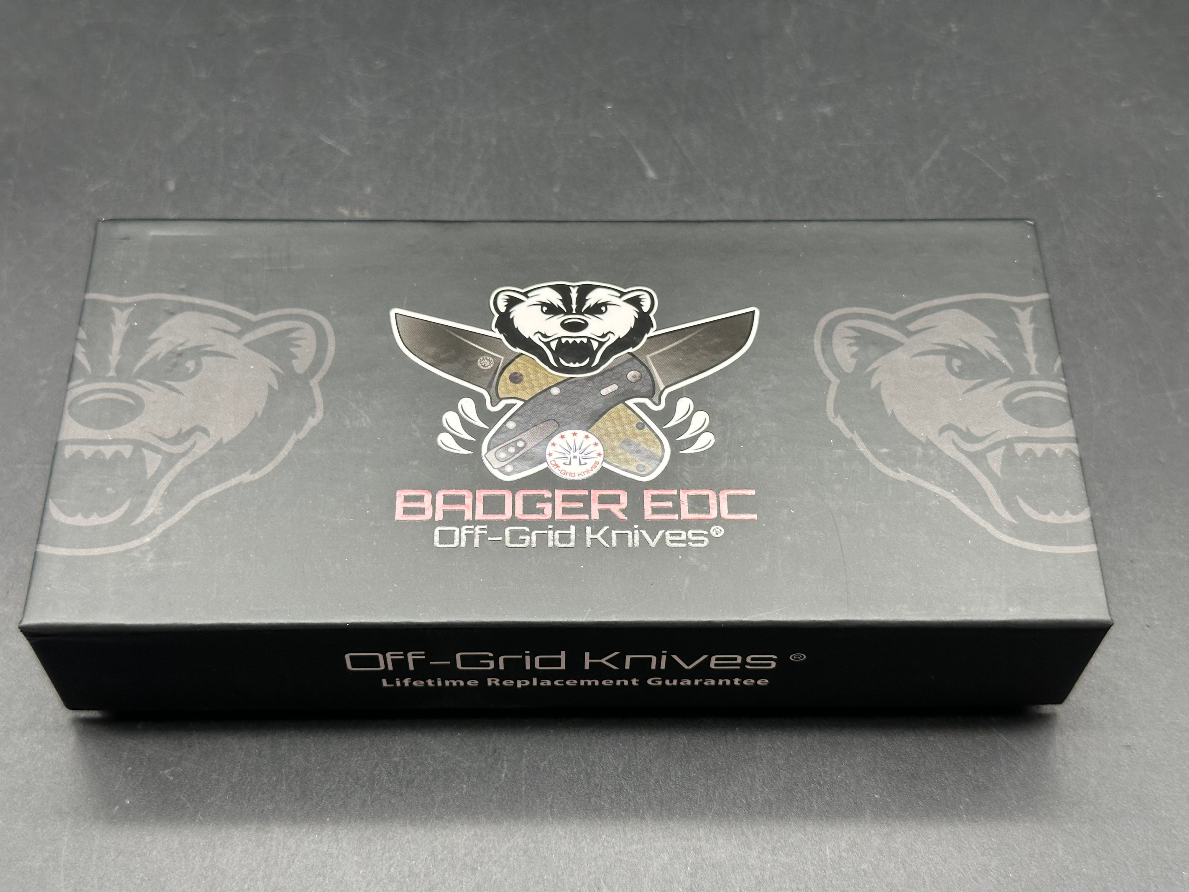 Off Grid Badger G10 handle w/D2 blade