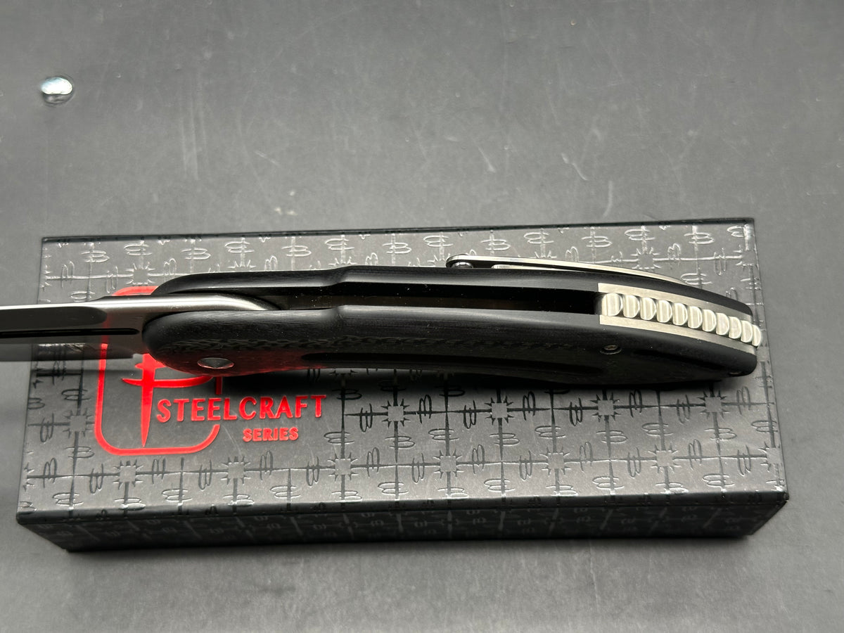 Todd Begg Steelcraft Series Glimpse 7.0 Flipper 3.75" S35VN Satin Blade with Fuller