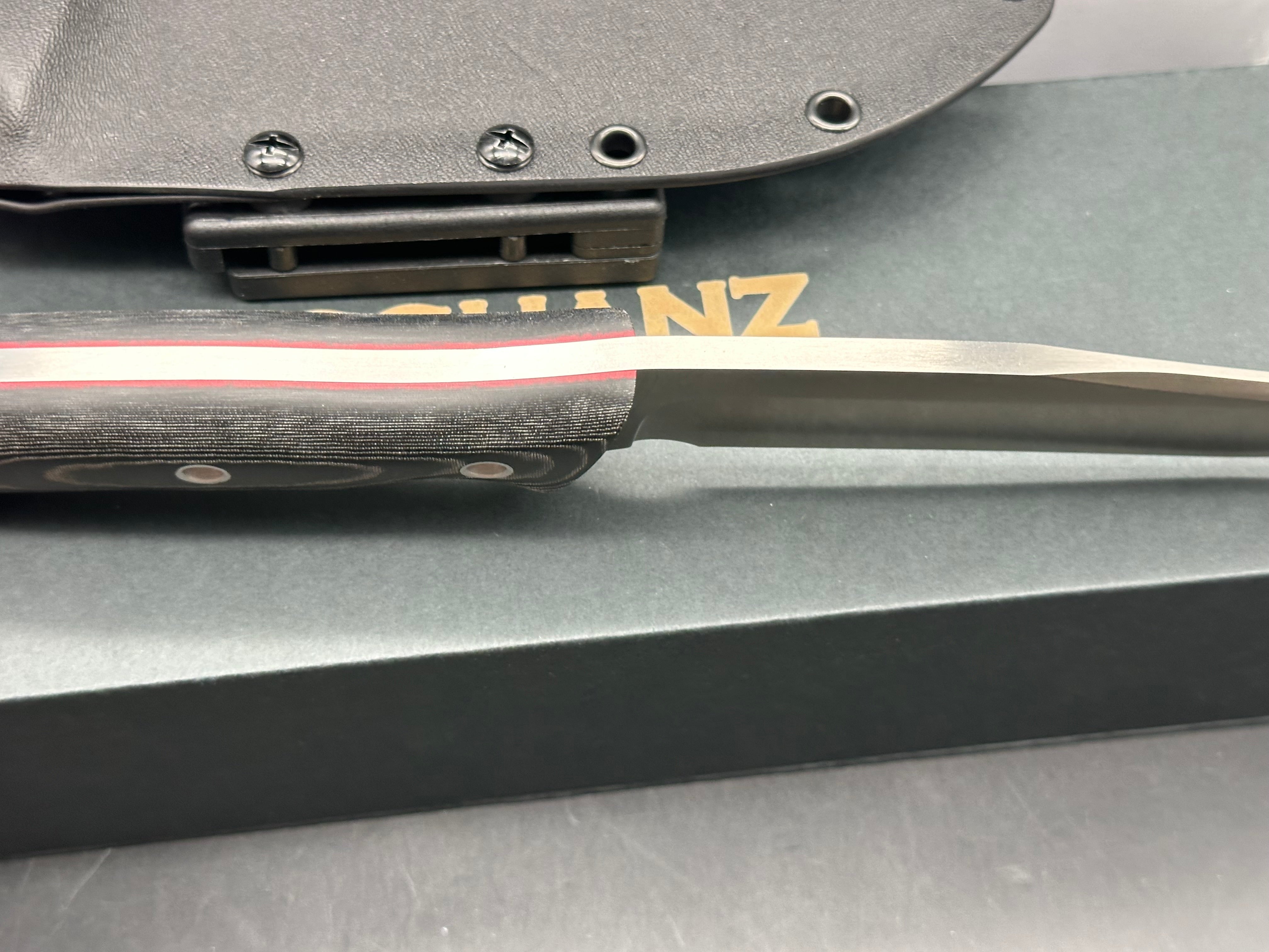 Jürgen Schanz Bulldog fixed blade knife N690 blade