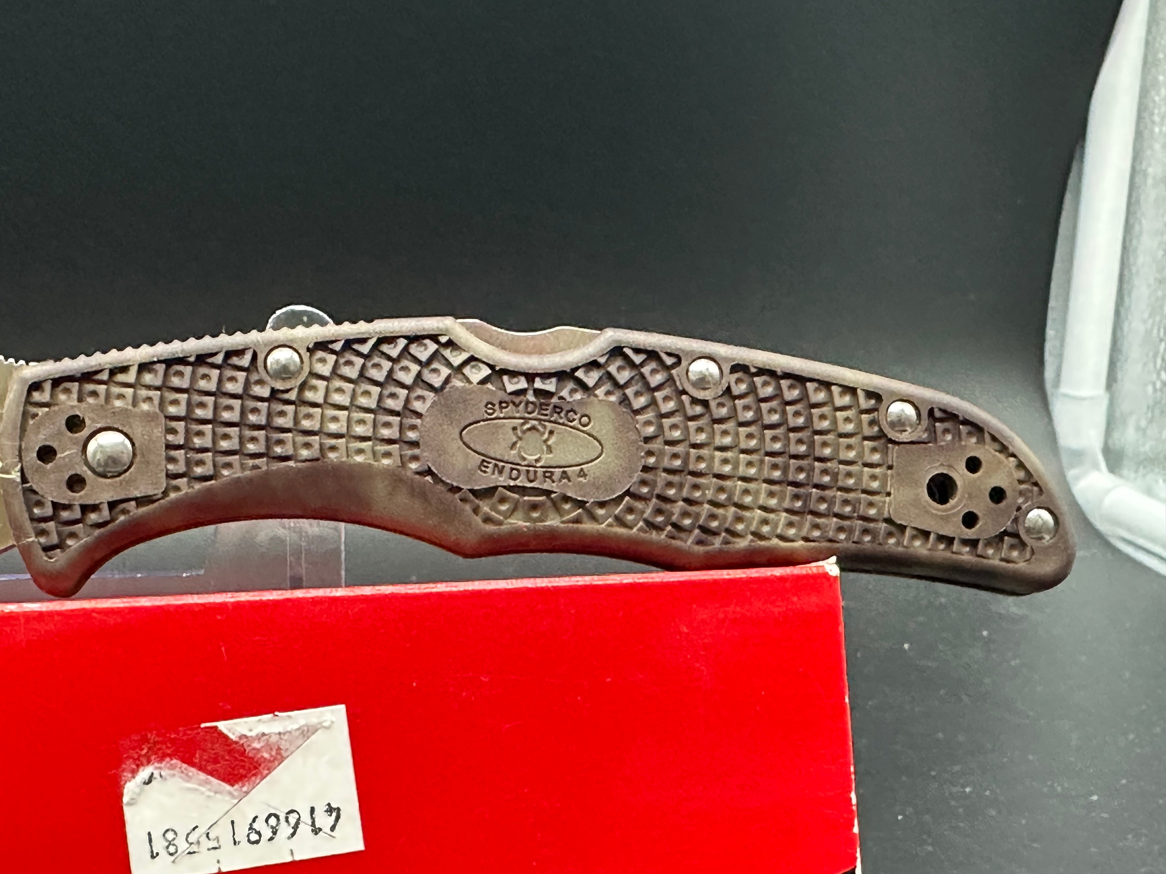 Spyderco Endura 4 Knife Zome Green FRN C10ZFPGR
