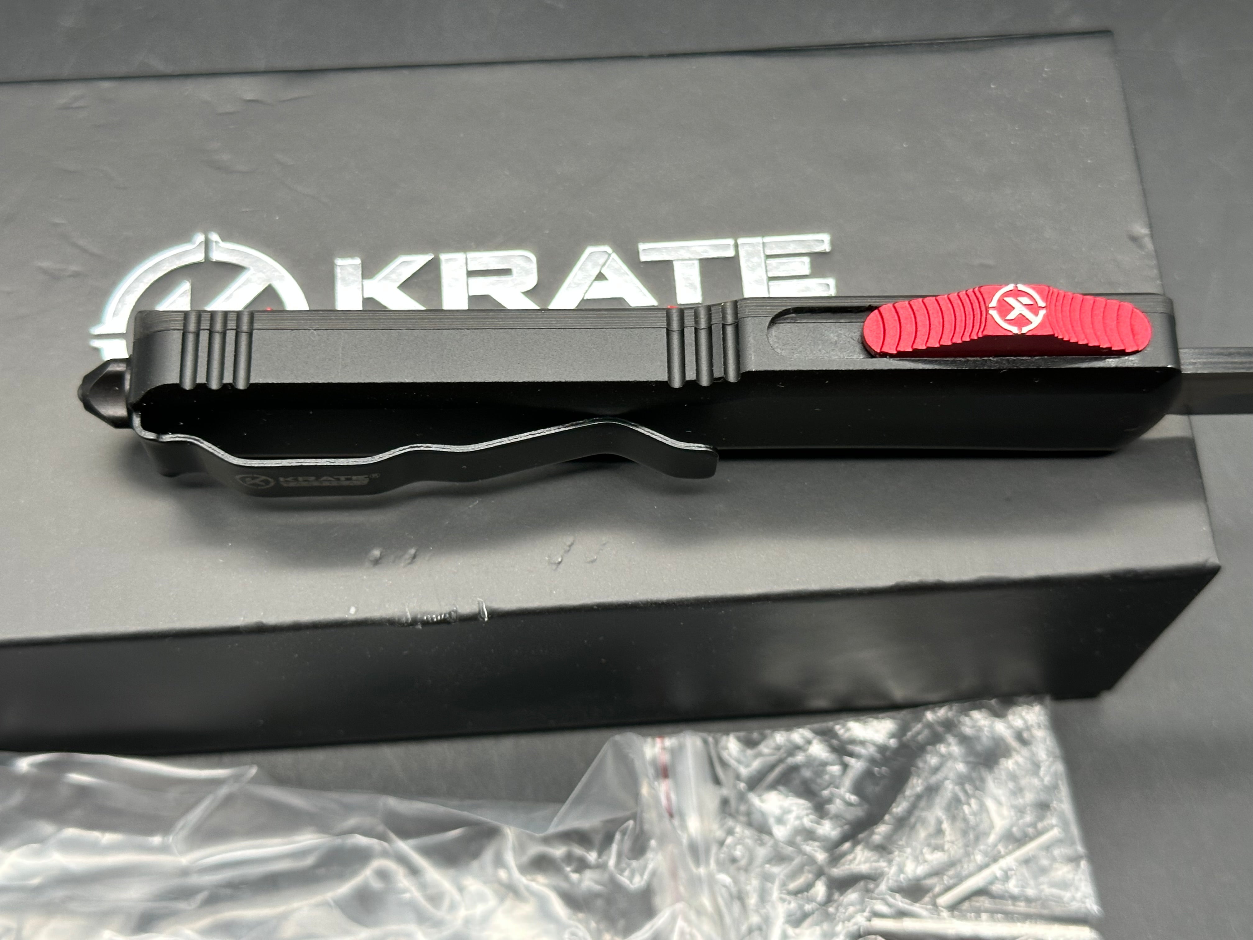 Krate Tactical Carbon Fiber OTF Knife