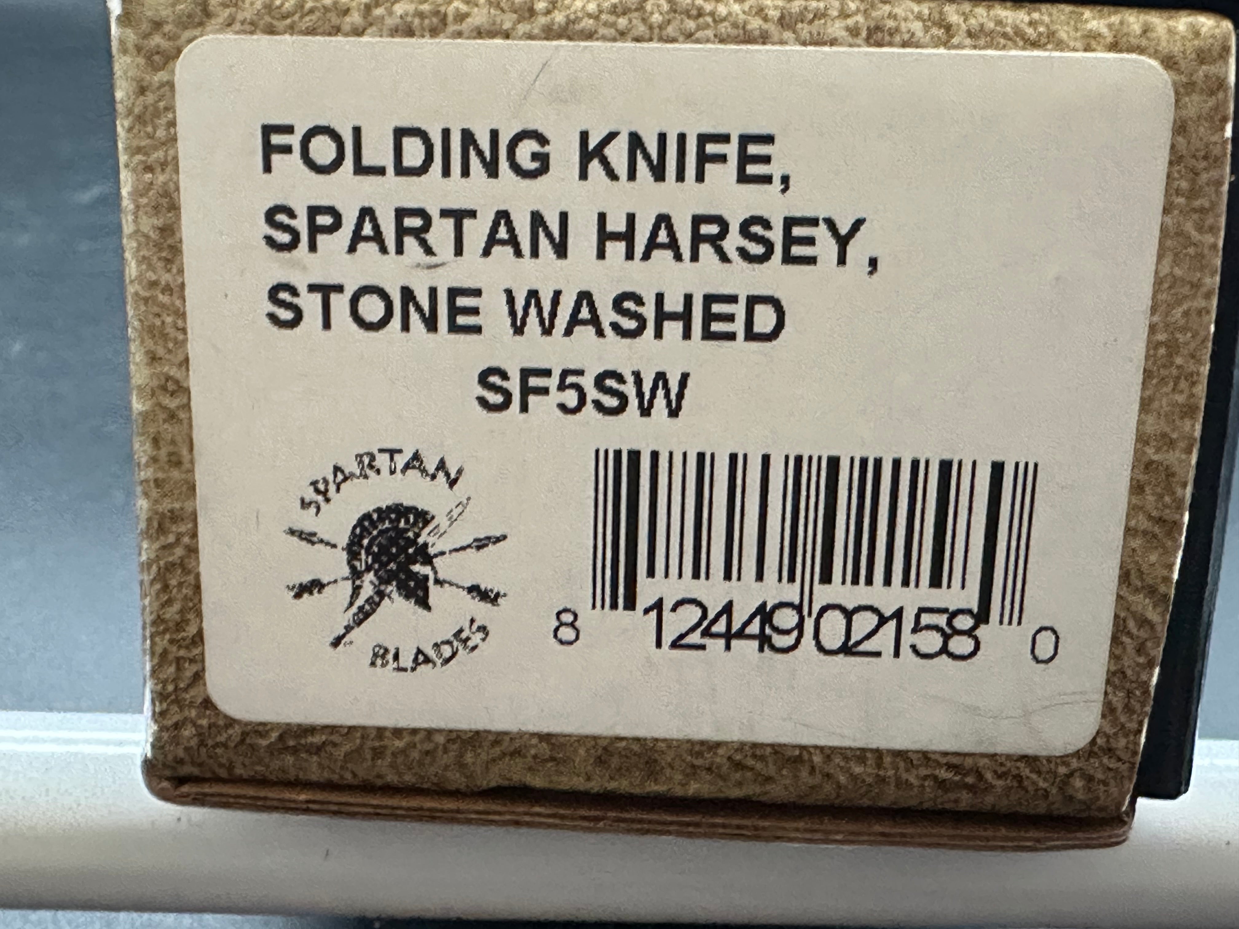 SPARTAN HARSEY FOLDER 4” blade titanium handle w/S45VN blade