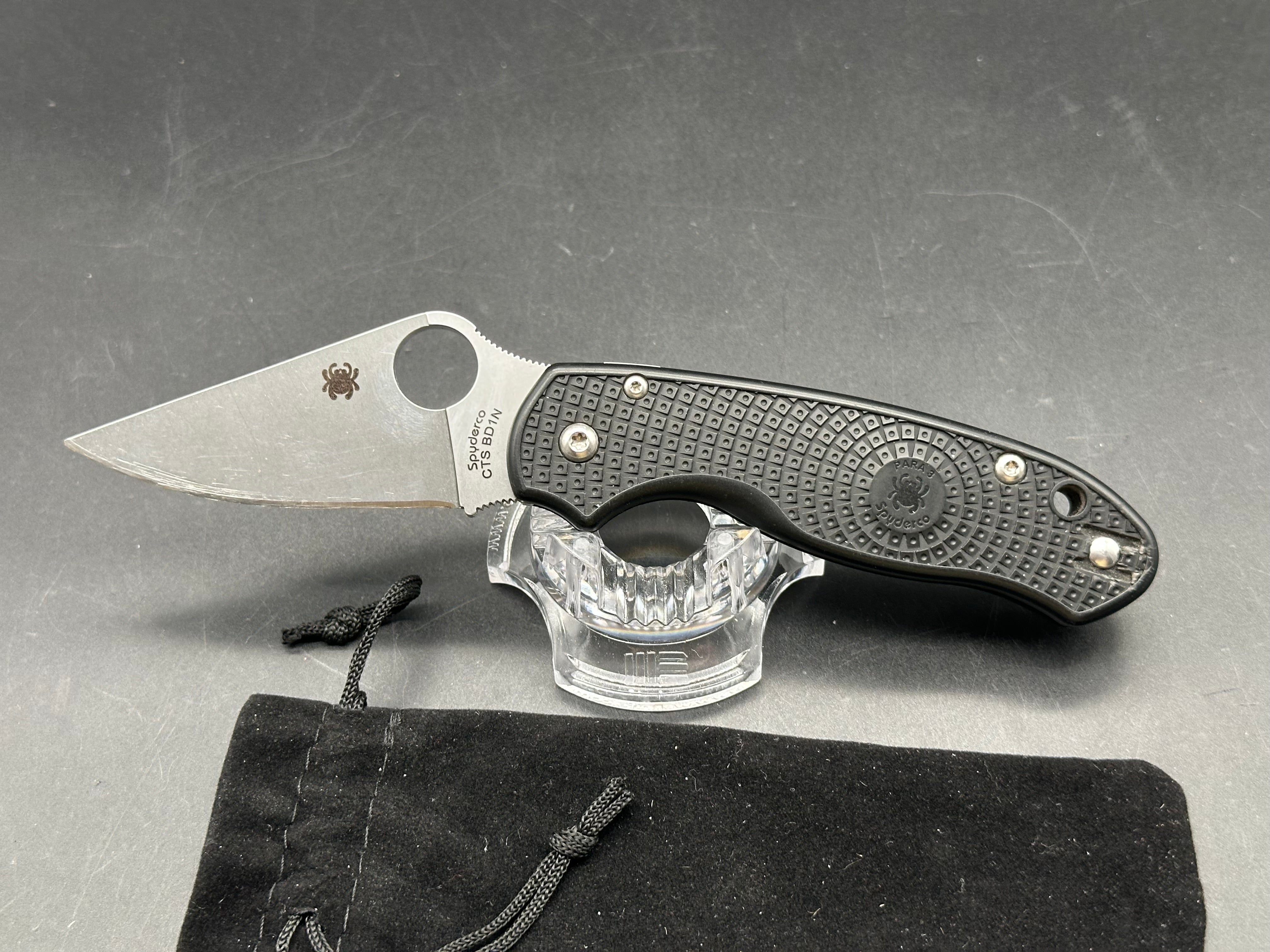 Spyderco Para 3 Lightweight Folding Knife 2.92" CTS-BD1N