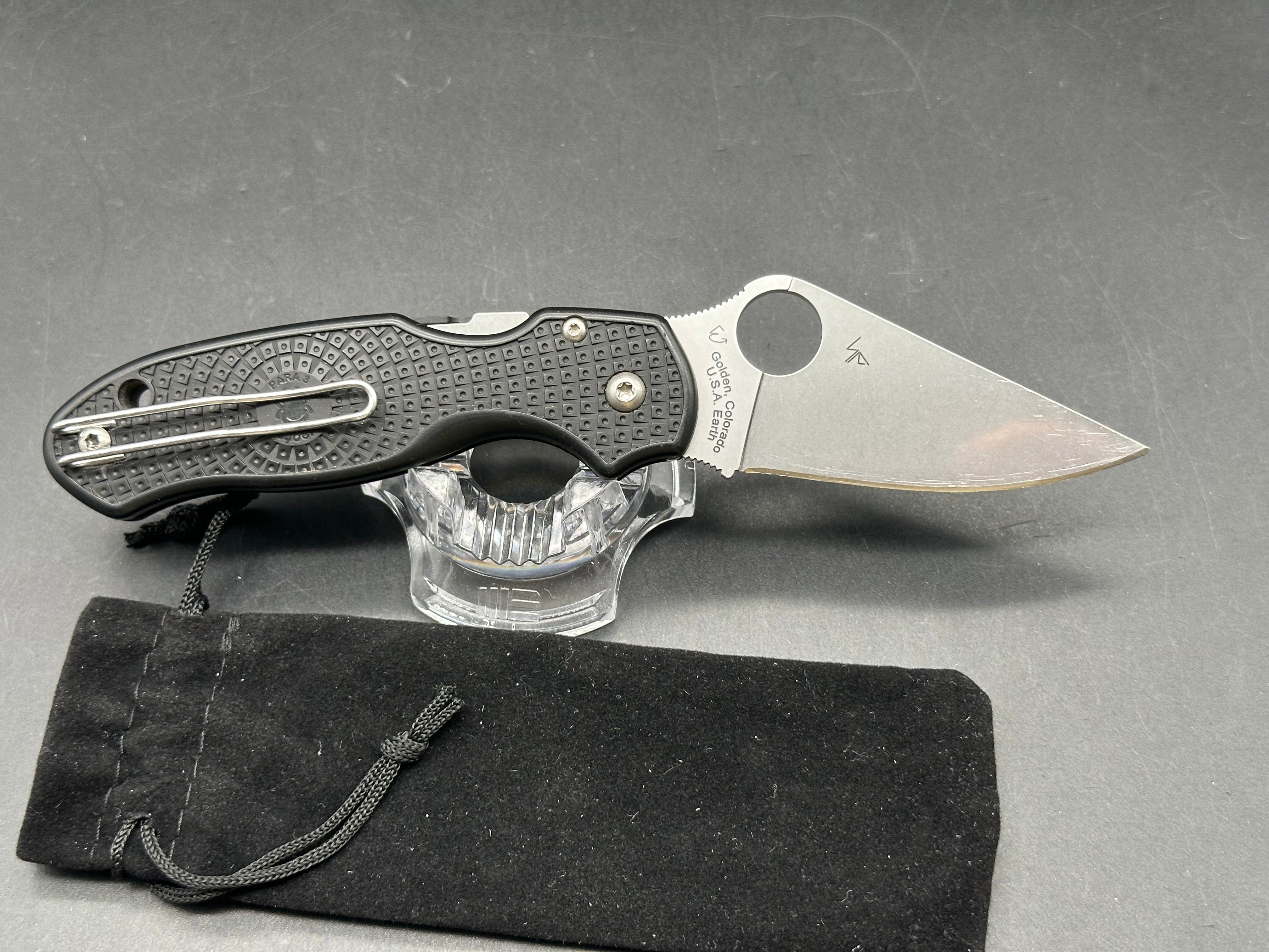 Spyderco Para 3 Lightweight Folding Knife 2.92" CTS-BD1N