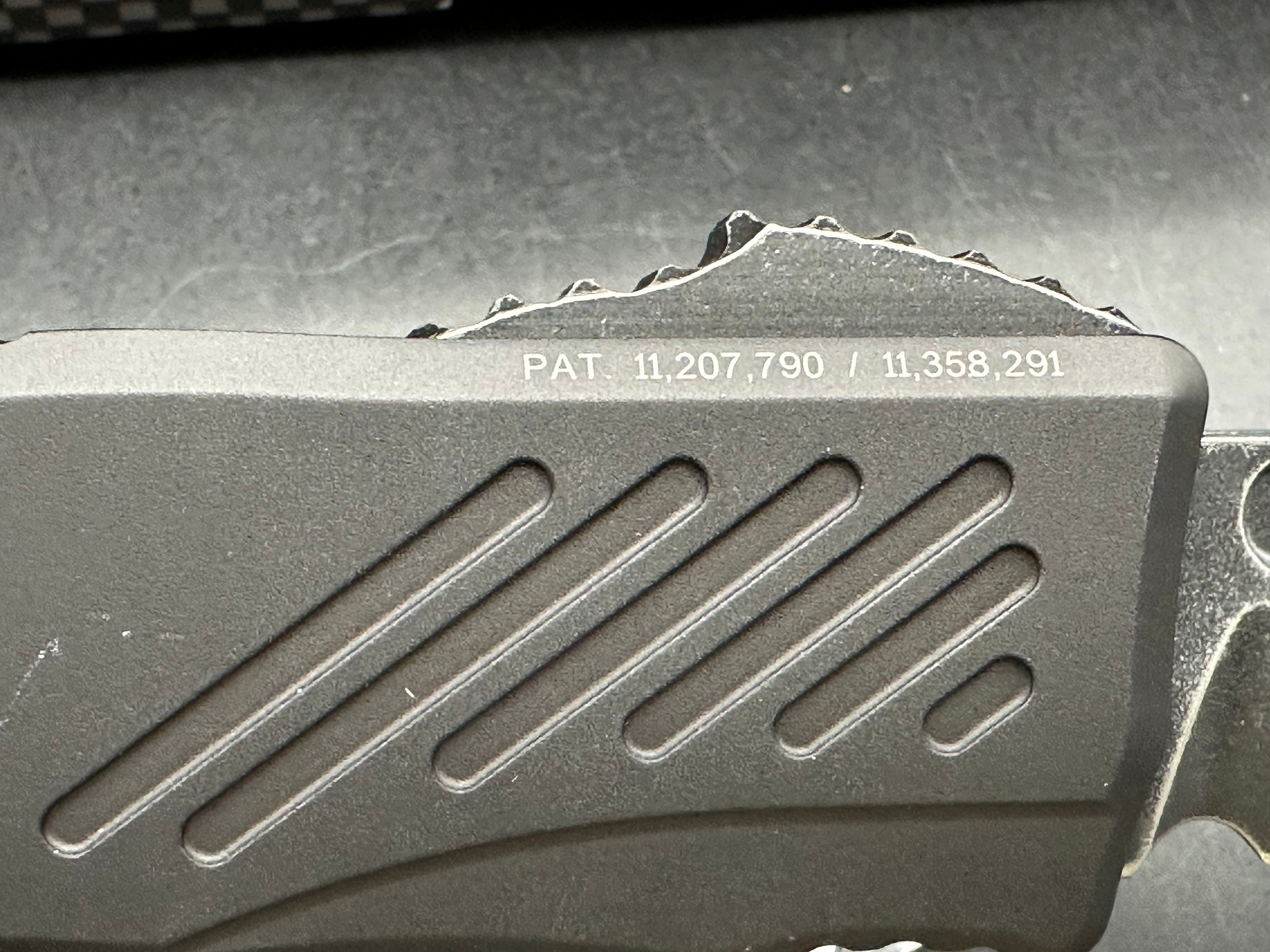 Guardian Tactical RECON-035 G2 Single Edge, Magnacut Dark Stonewash Blade, Black Handle