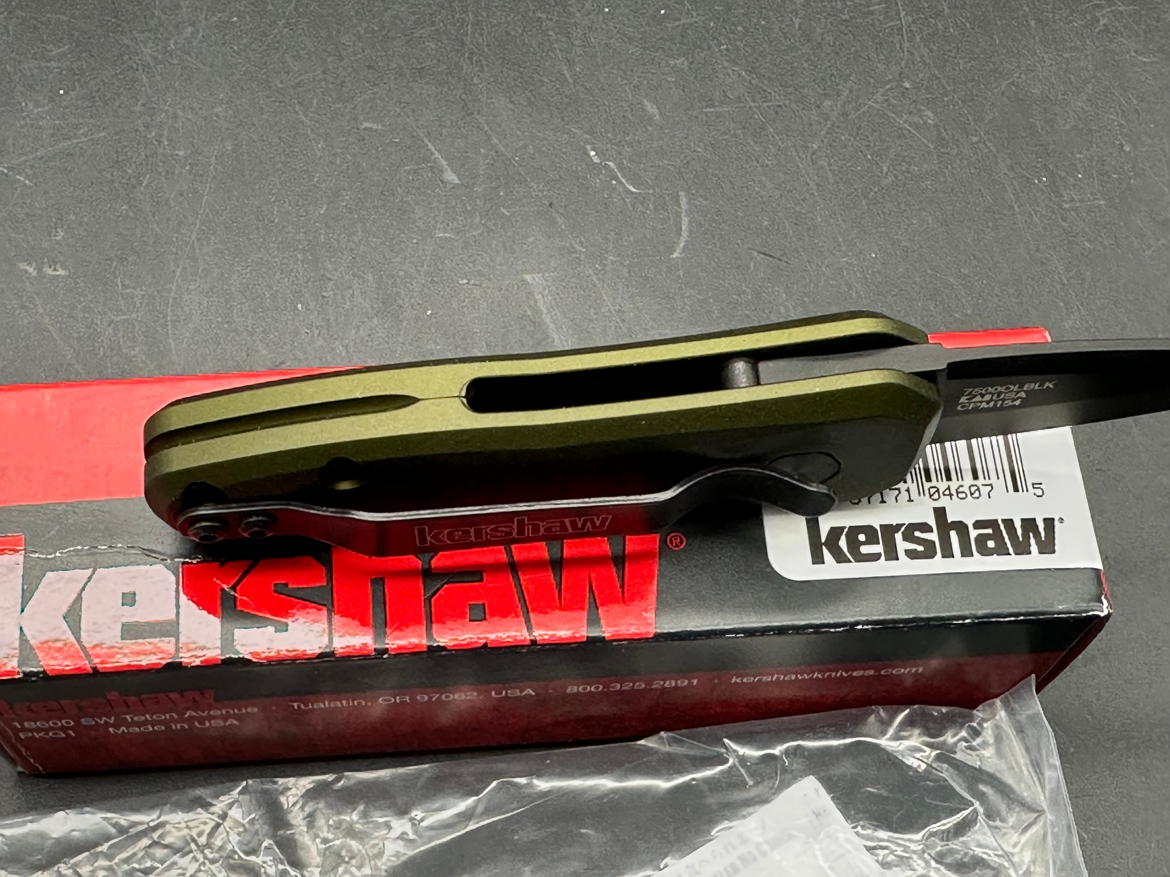Kershaw Launch 4 MagnaCut CA Legal Automatic Knife Olive Drab (1.9" Black)