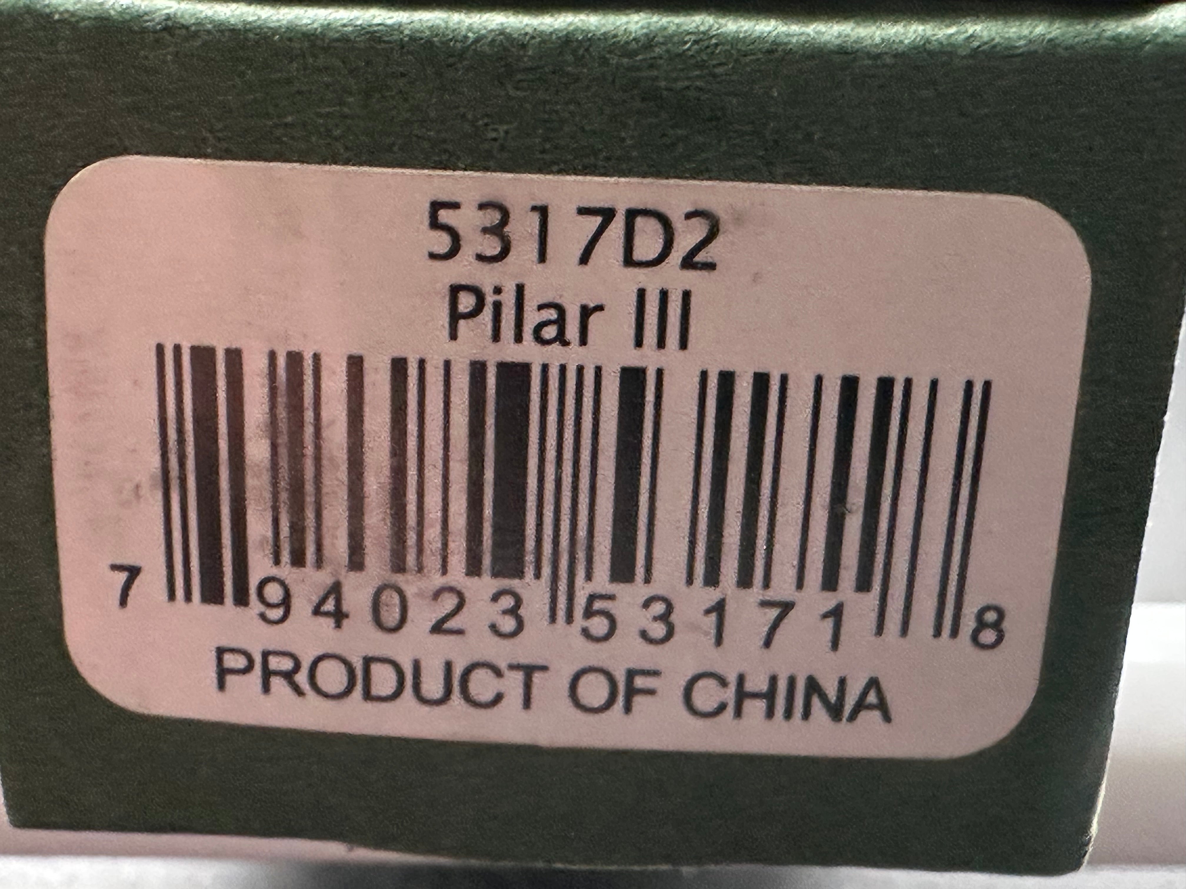 CRKT Pilar III 2.97" D2 Stonewash Drop Point Blade with Black G10 and Stainless Steel Frame