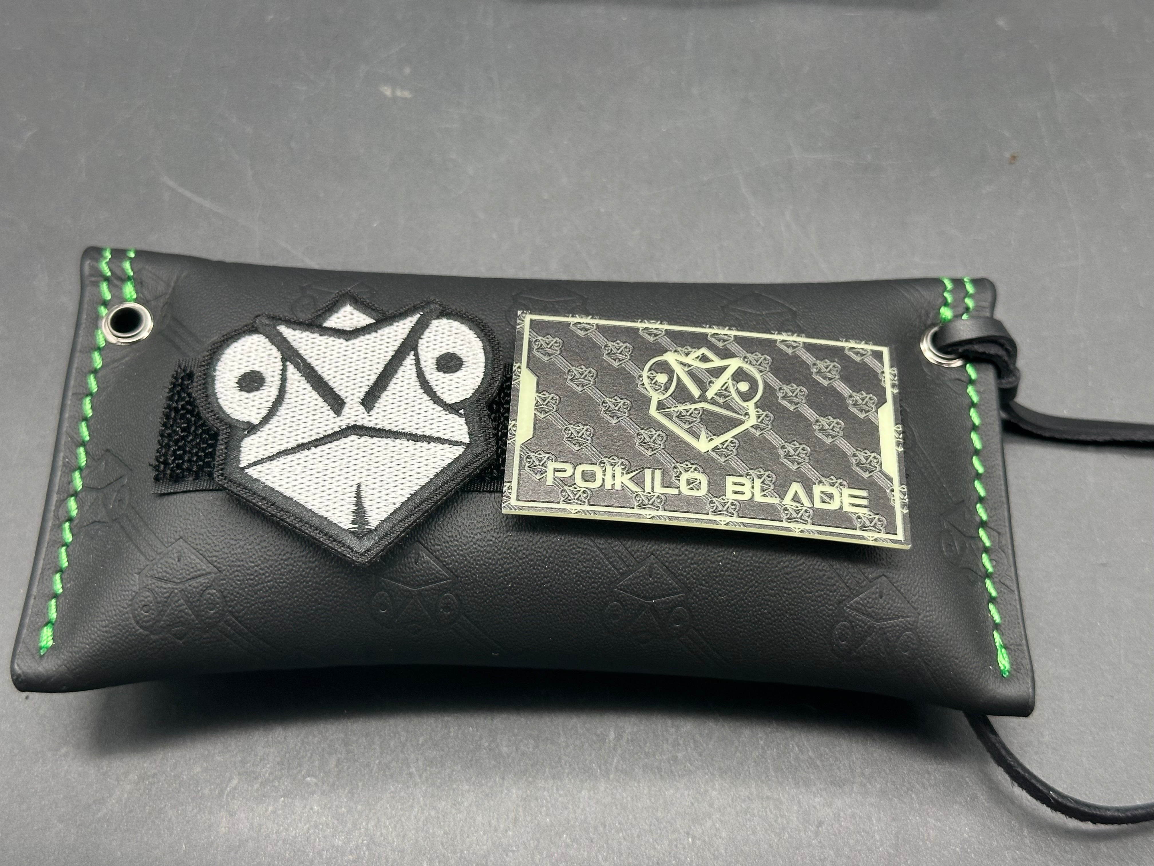 Poikilo Orca - Midtech Zircuti clip and spacer stonewashed mirror M390 blade