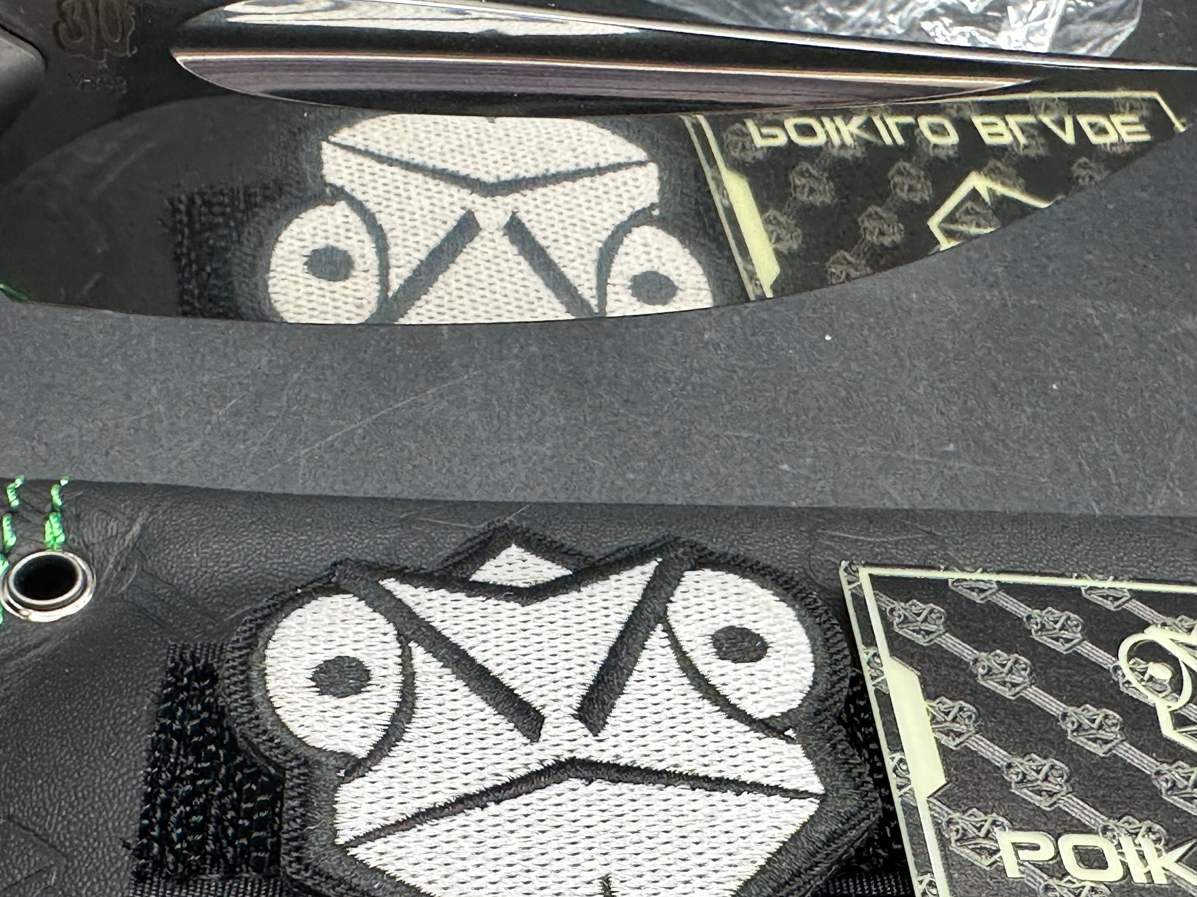 Poikilo Orca - Midtech Zircuti clip and spacer stonewashed mirror M390 blade