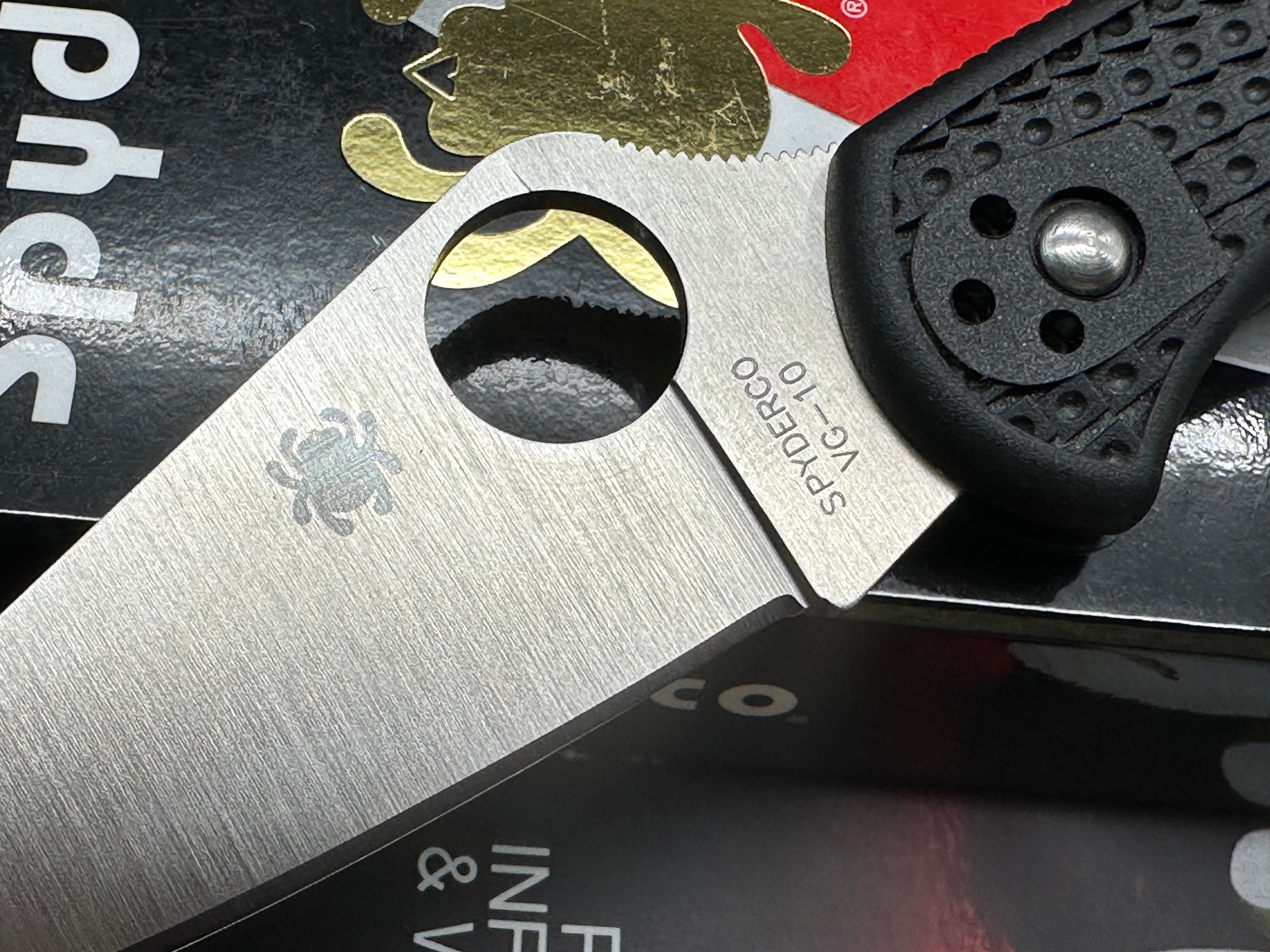 Spyderco Delica 4 2.9" VG-10 Satin Blade with Black FRN Scales