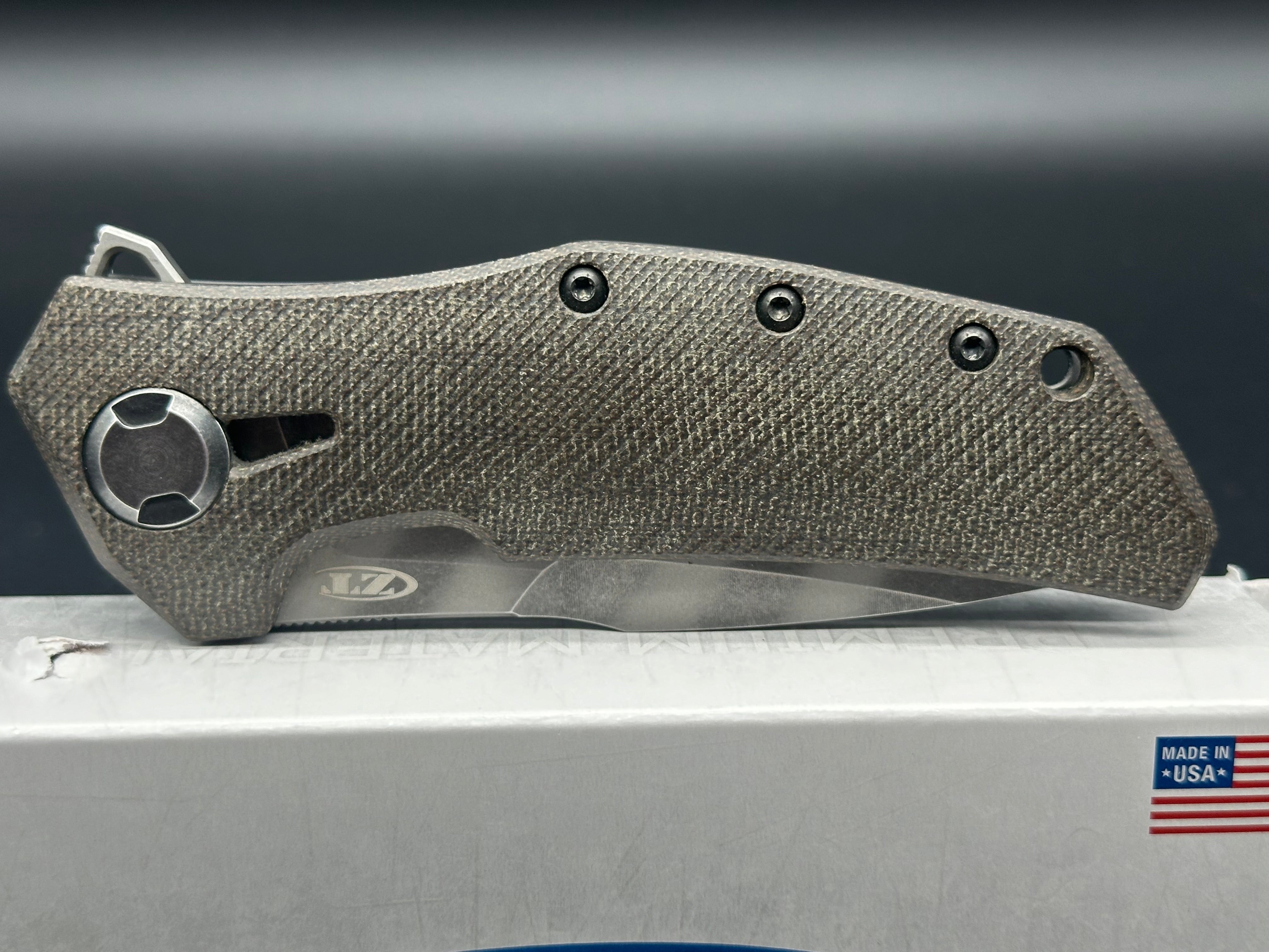 Zero Tolerance 0308BLKTS Frame Lock Knife (3.75" Tiger Stripe)