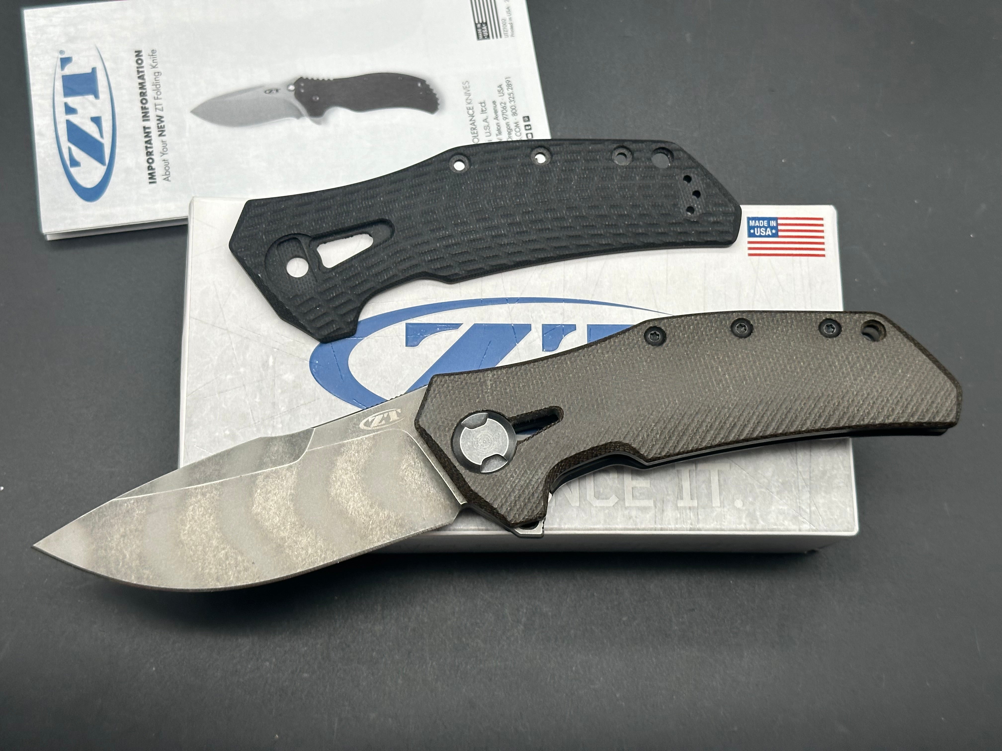 Zero Tolerance 0308BLKTS Frame Lock Knife (3.75" Tiger Stripe)