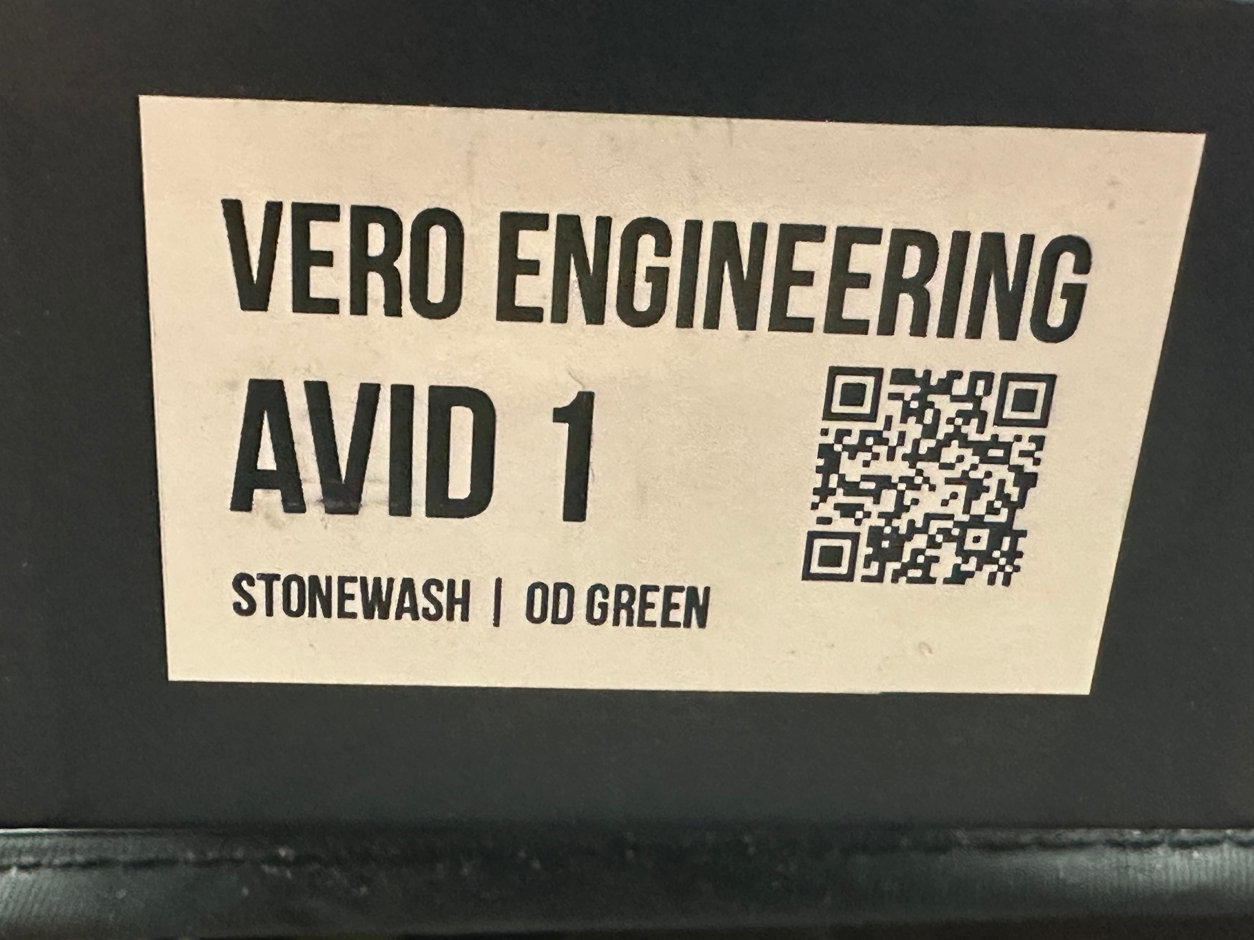 Vero Engineering Avid 1 - DLT Exclusive #520 3.25" CPM S45VN Stonewash Blade with OD Green G10 Scales