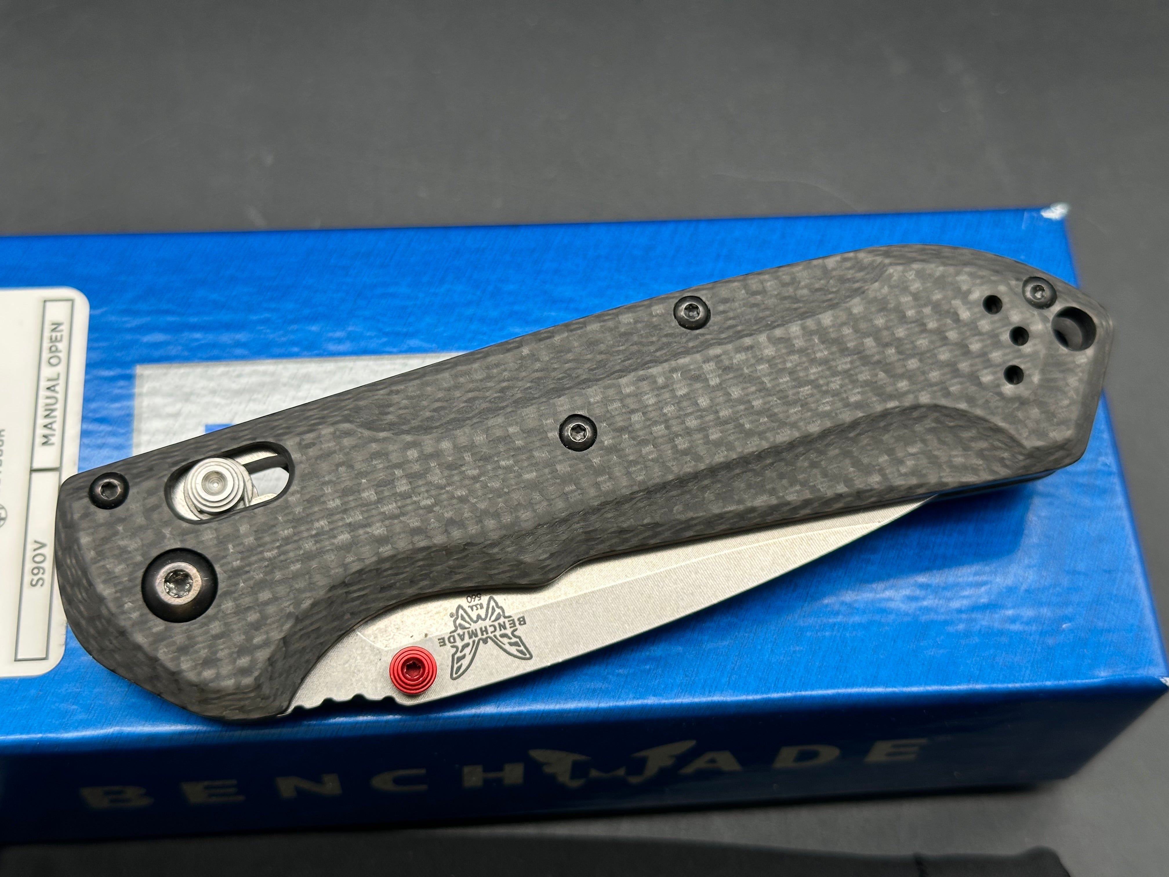 Benchmade Freek 560-03 AXIS Lock Folding Knife Carbon Fiber Black (3.6" Satin)