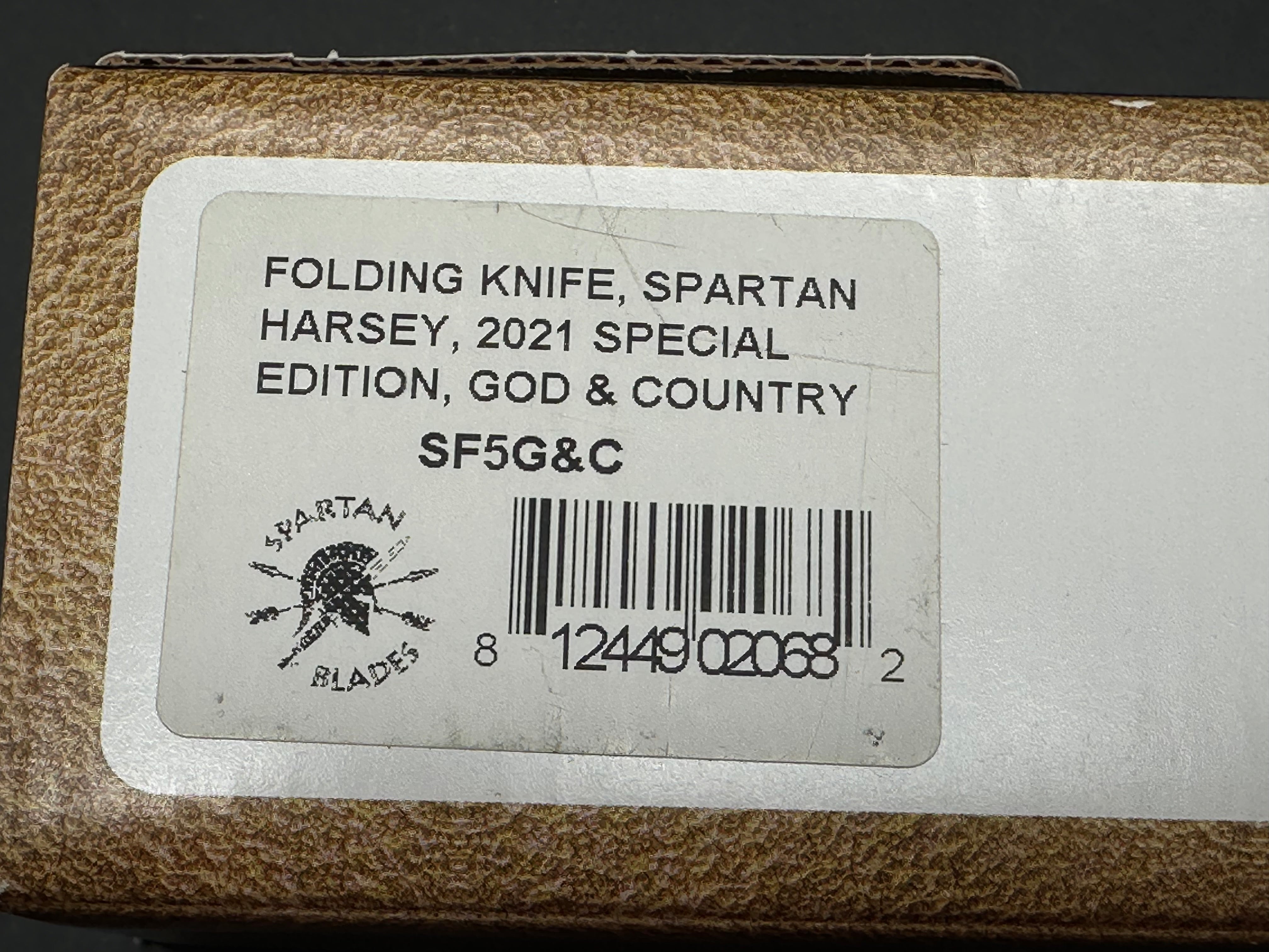 Spartan Blades Harsey Folder - God & Country