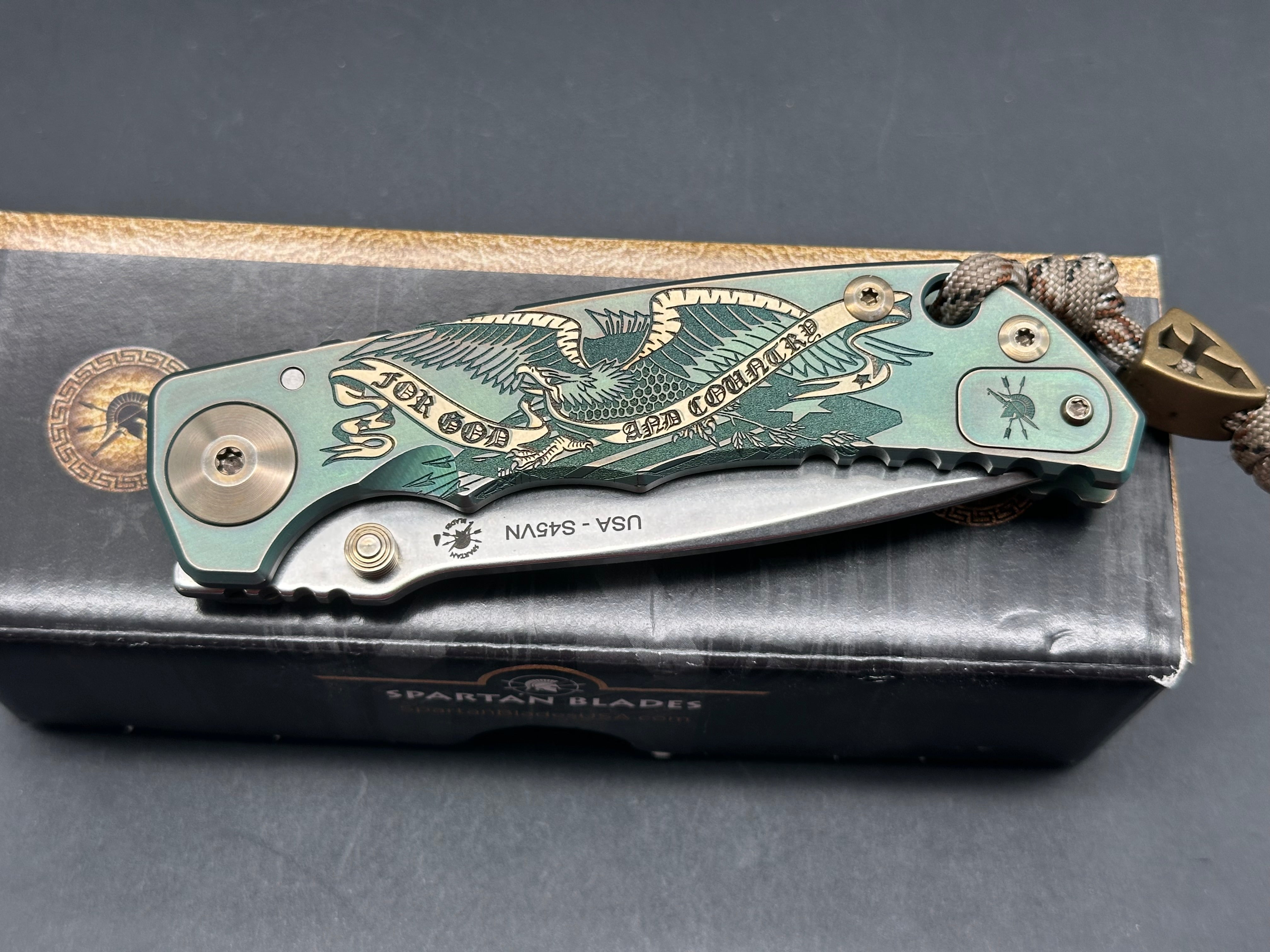 Spartan Blades Harsey Folder - God & Country