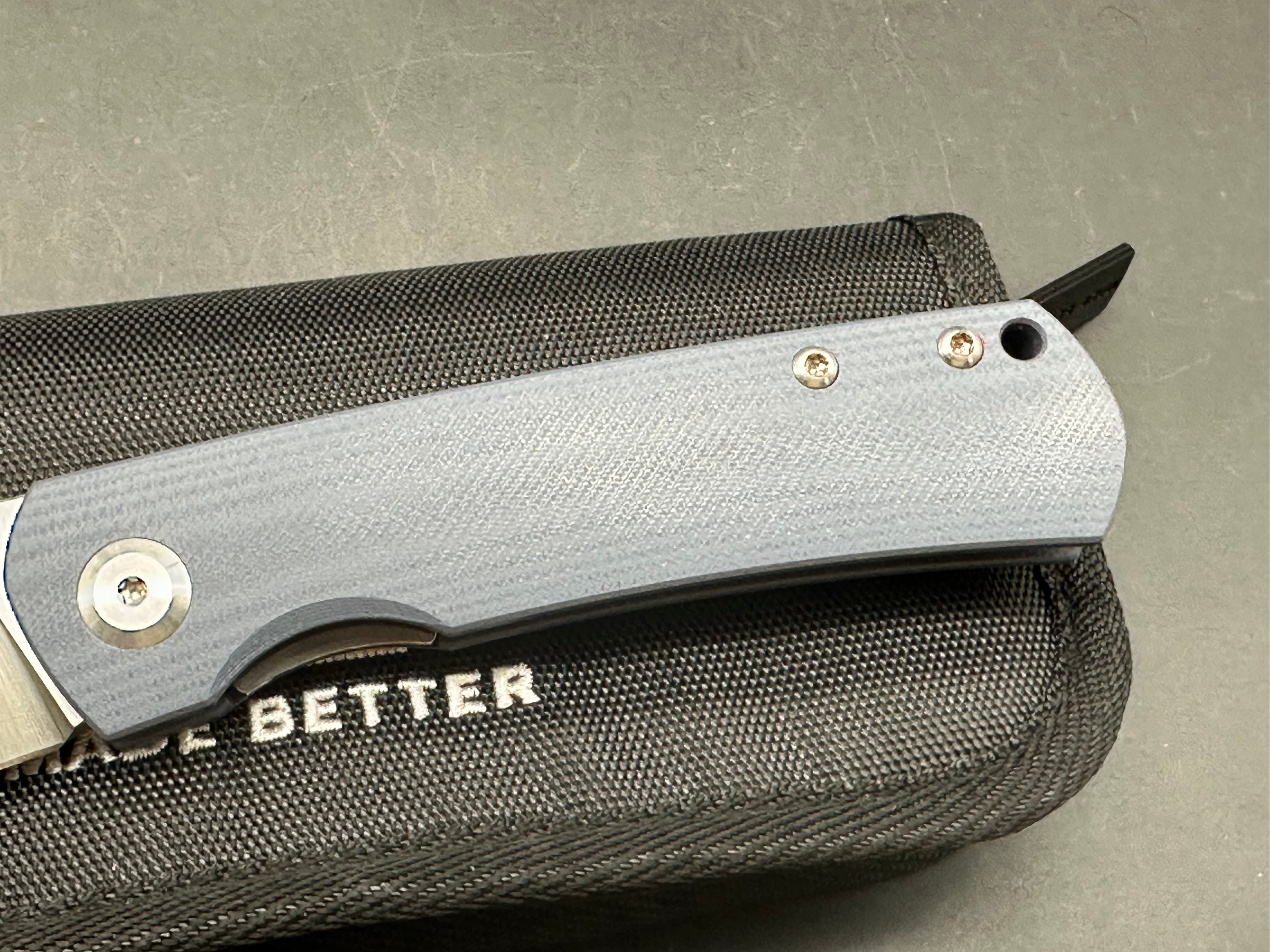 Monterey Bay Knives Mini Old Guard Clip Point Liner Lock Knife