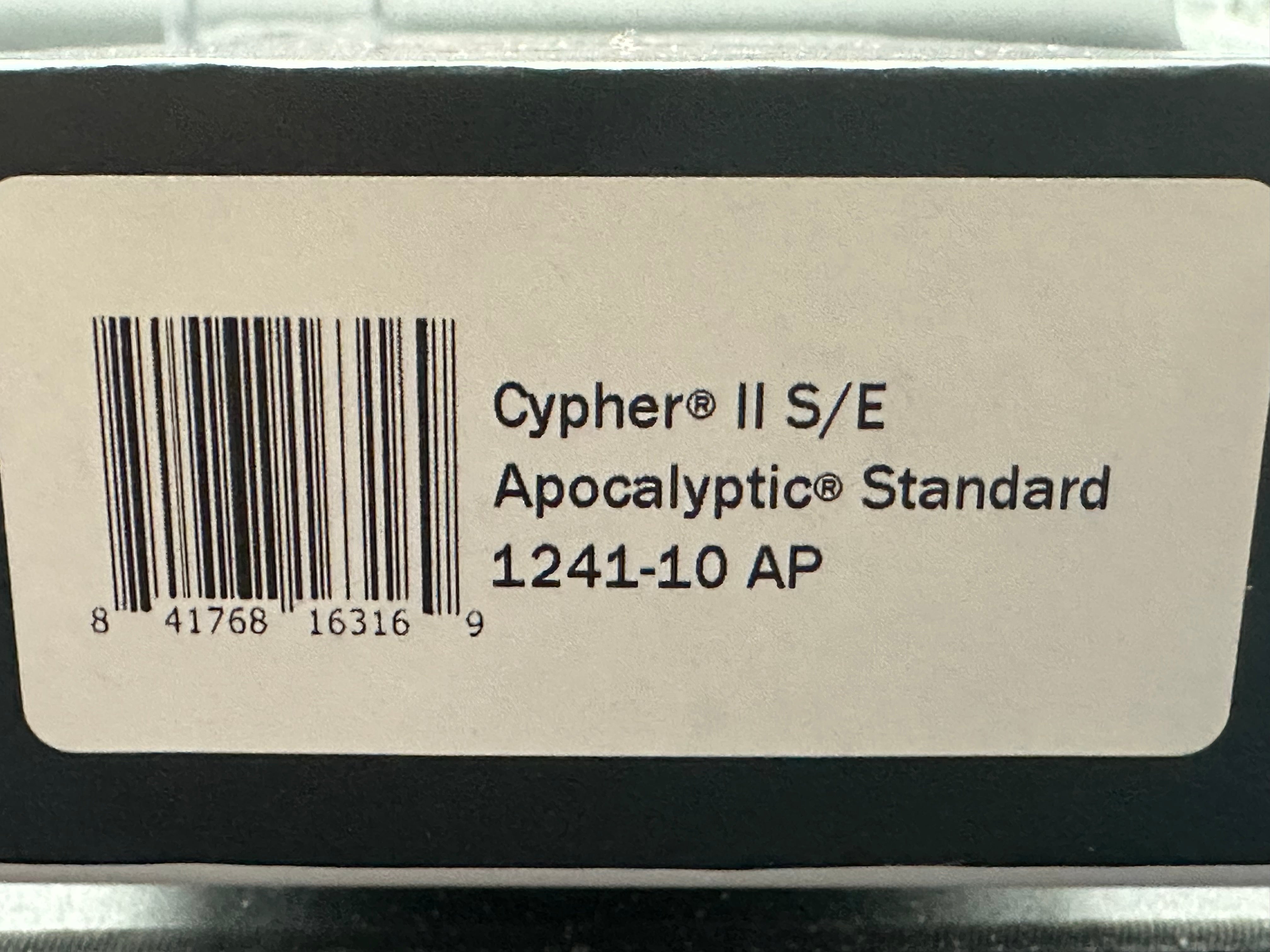 Microtech Cypher II S/E OTF Automatic Knife Black (3.5" Apocalyptic)