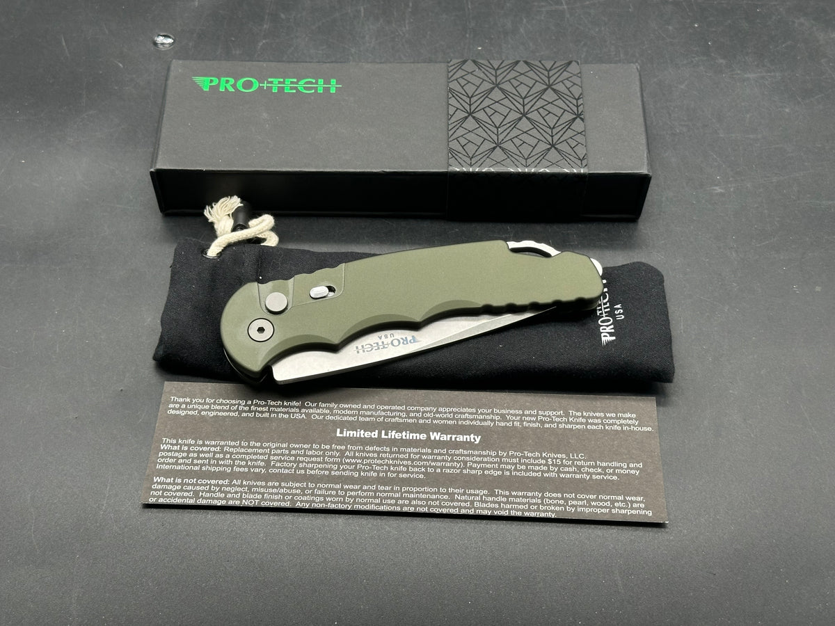 PROTECH TACTICAL RESPONSE GREEN ALUMINUM STONEWASHED MAGNAMAX