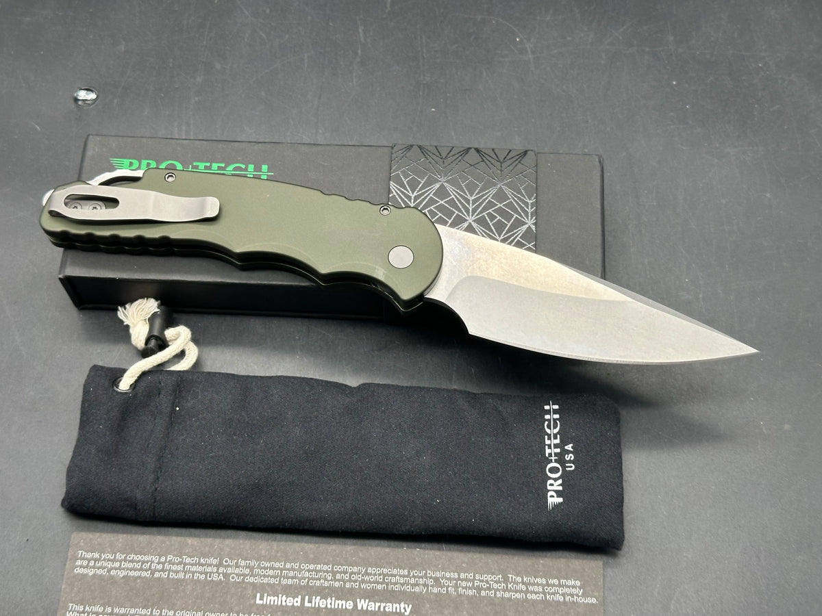 PROTECH TACTICAL RESPONSE GREEN ALUMINUM STONEWASHED MAGNAMAX